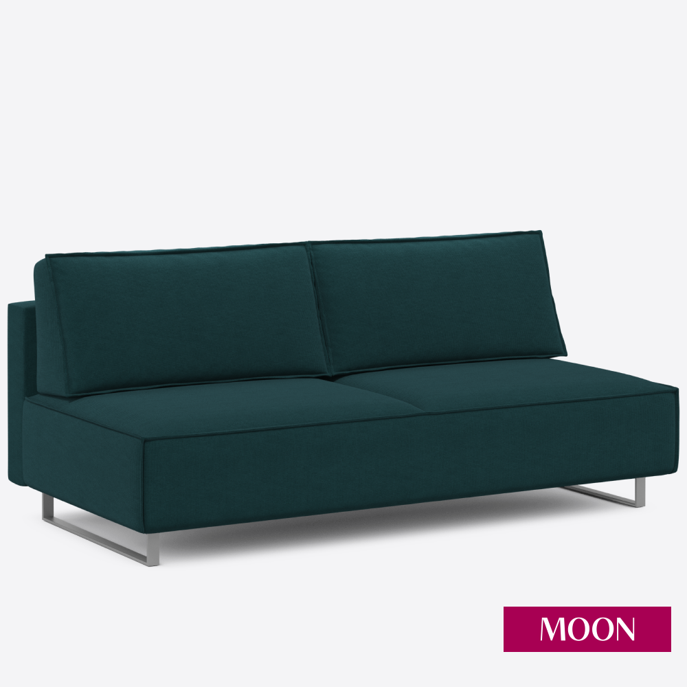 Изображение товара Диван раскладной Moon family 005 велюр петроль 150х200 см современный