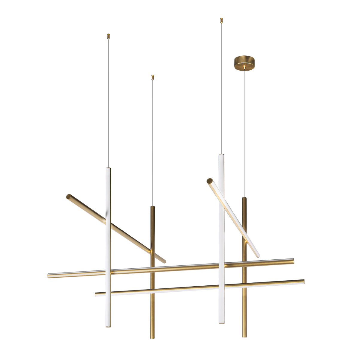 Изображение товара Подвесной светодиодный светильник LOFT IT Coordinates 10393/B 13 м² теплый белый золото