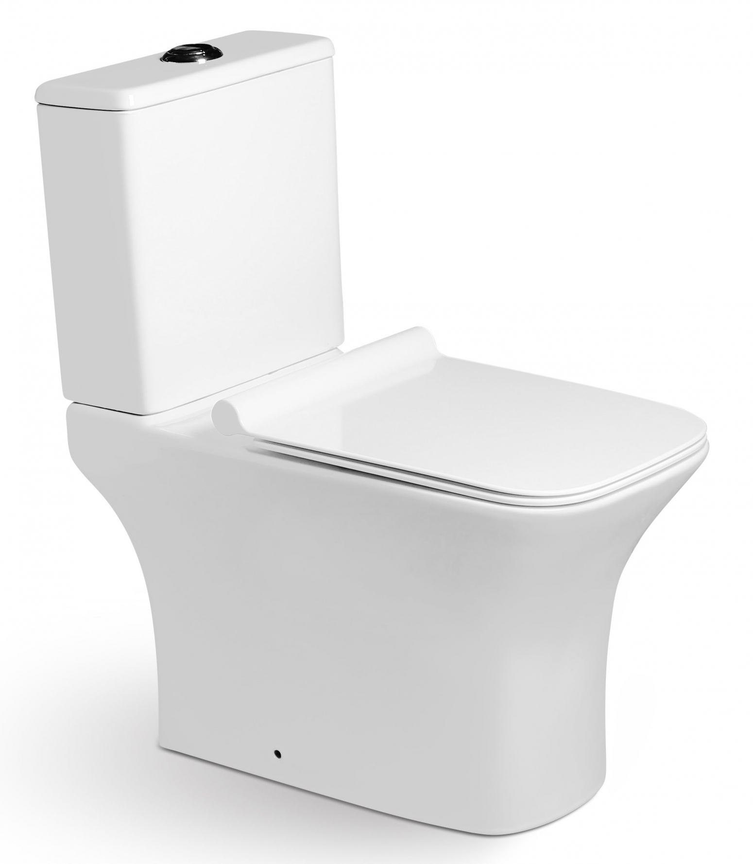 Изображение товара Унитаз-компакт Aquatek Либра New AQ1263N-00 горизонтальный выпуск, микролифт цвет белый