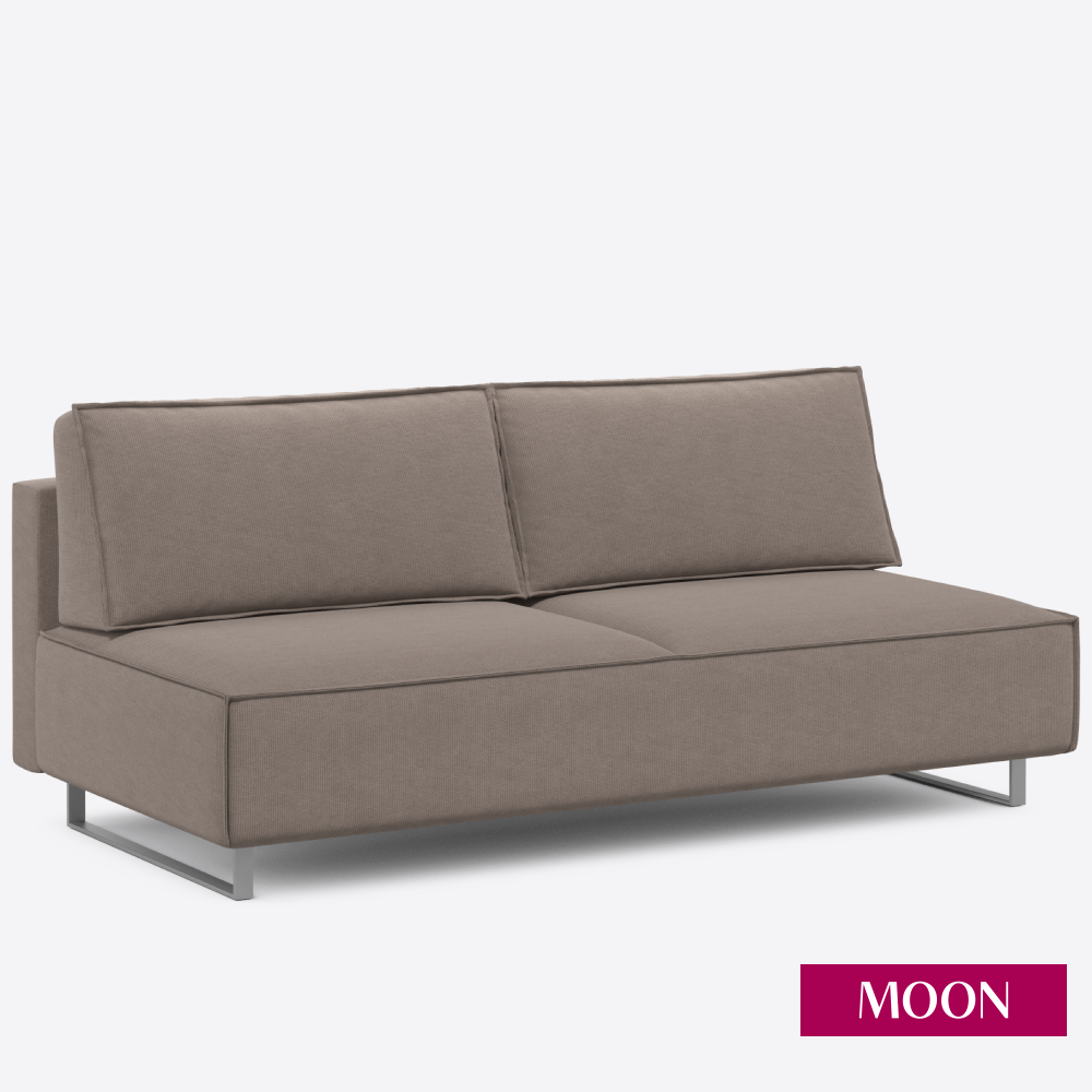 Изображение товара Диван раскладной Moon family 005 велюр бежевый современный дизайн