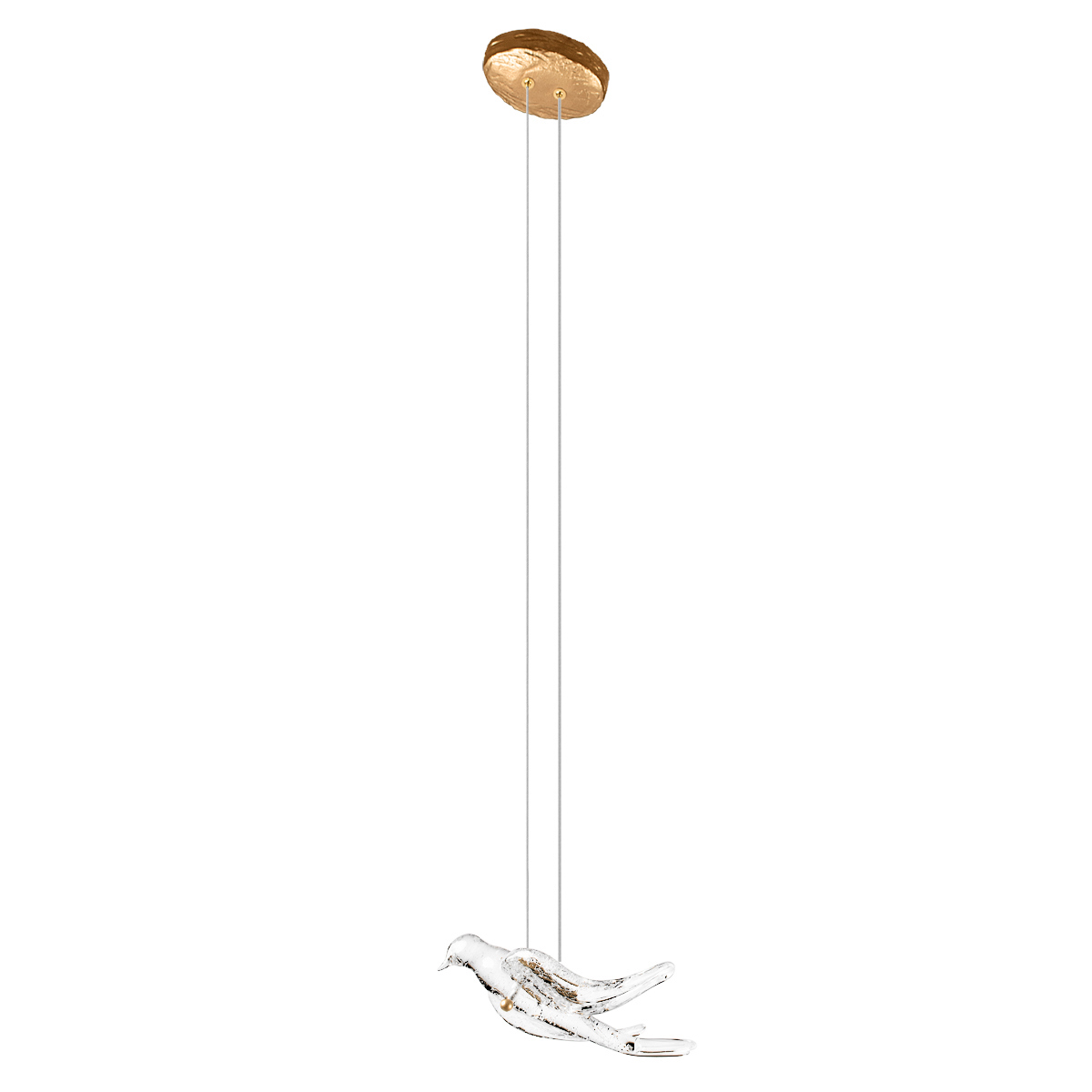 Изображение товара Светильник подвесной светодиодный Loft It Voa Lf_10378p 1 м² теплый белый (желтый) свет цвет бронза/прозрачный