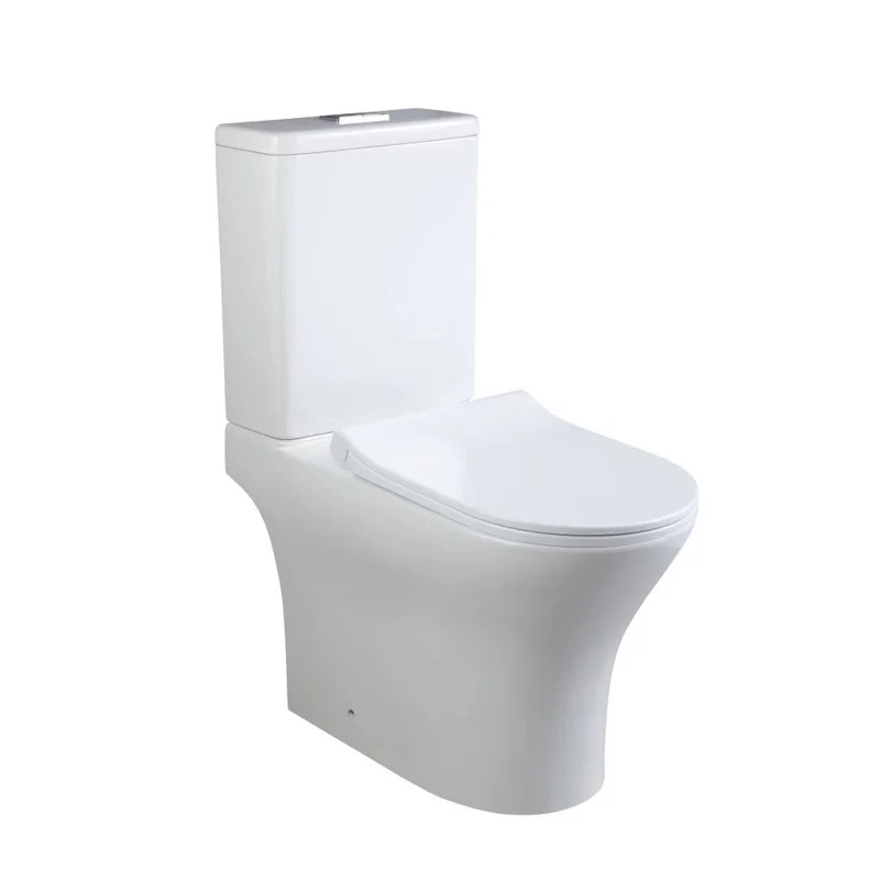 Изображение товара Унитаз-компакт SantiLine SL-5044 горизонтальный выпуск, микролифт цвет белый