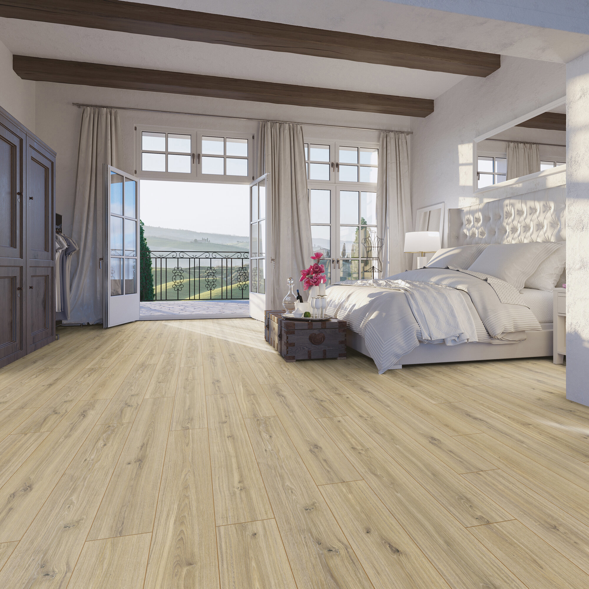 Изображение товара Ламинат Kronotex Дуб Фалсбург D3073 12 мм класс 33 с фаской 1.29 м2