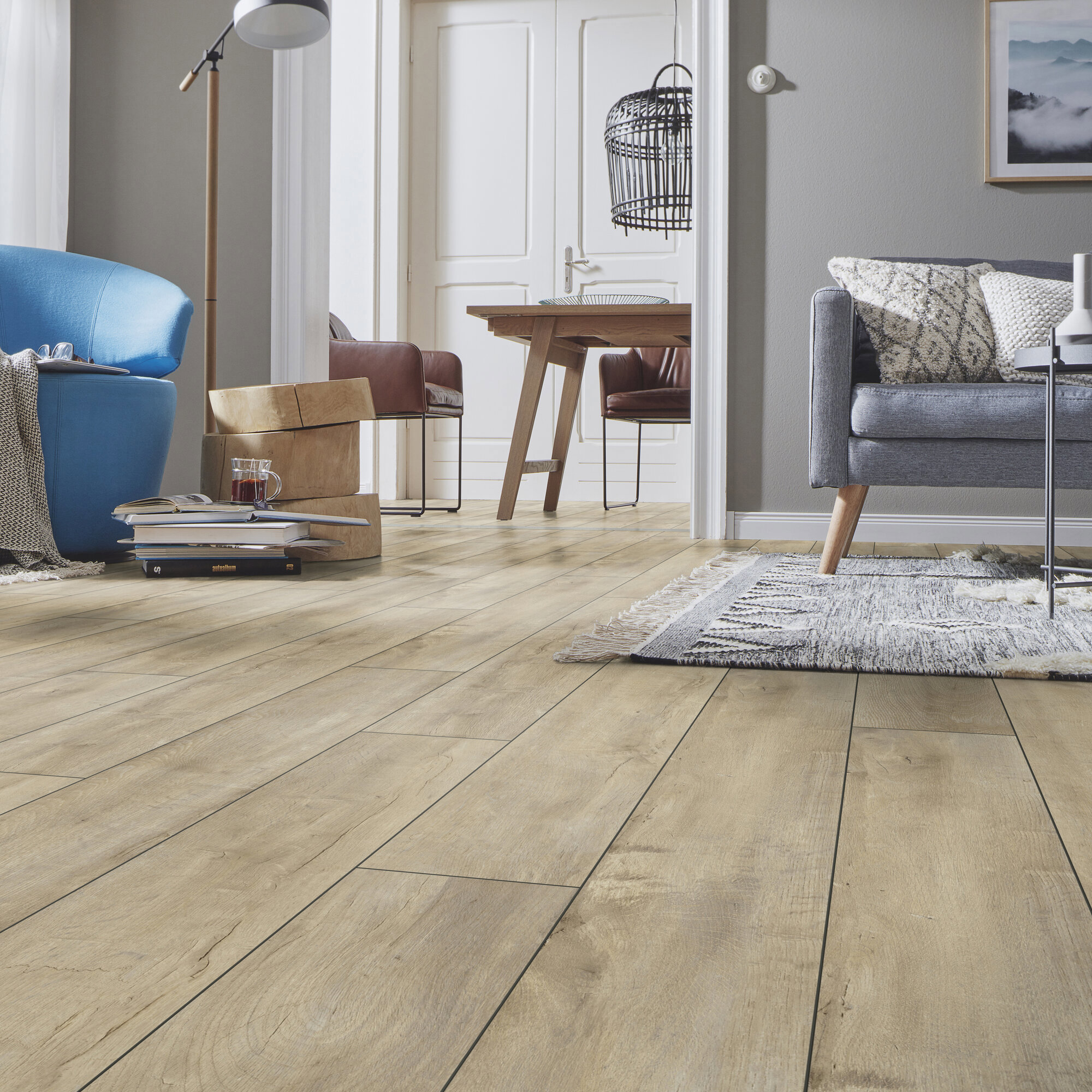 Изображение товара Ламинат Kronotex Exquisit D4982 Дуб восточный бежевый 8 мм