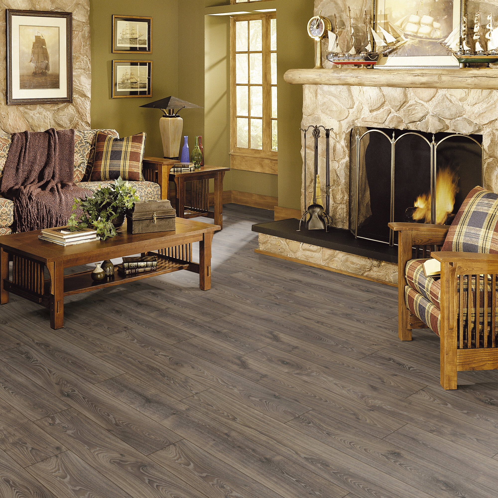 Изображение товара Ламинат Kronotex Robusto Дуб Таймлесс D3590 12 мм влагостойкий класс 33