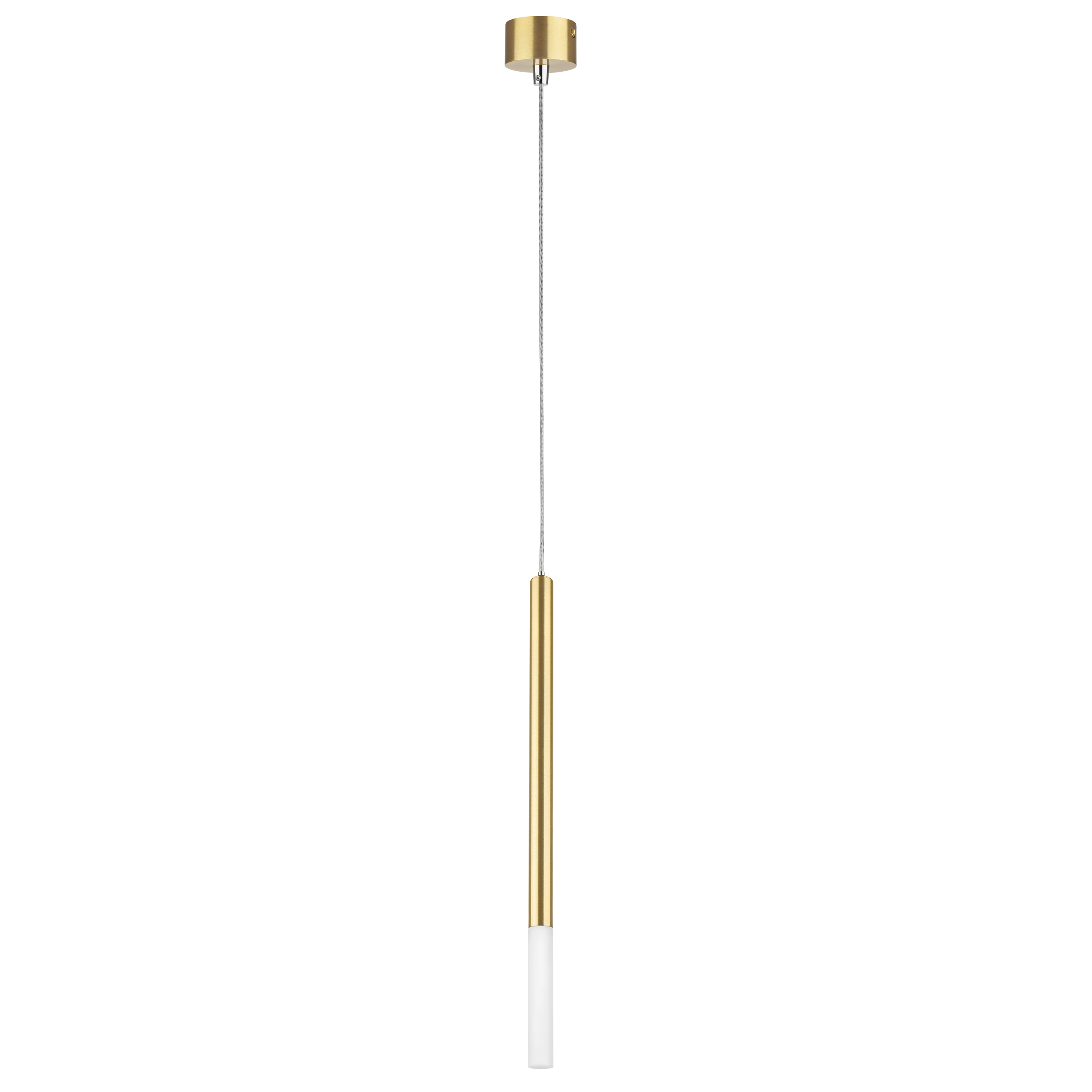 Изображение товара Светильник подвесной светодиодный Lightstar Tubo 1 м² нейтральный белый свет цвет золото