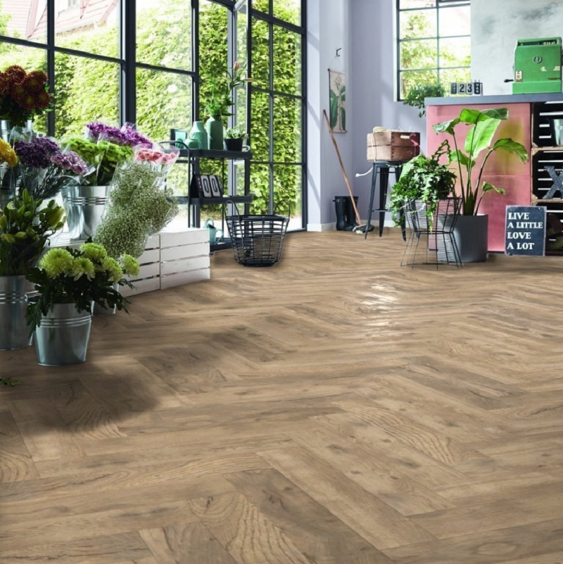 Изображение товара Ламинат KRONOTEX Дуб Тревизо D4764 8 мм елочкой