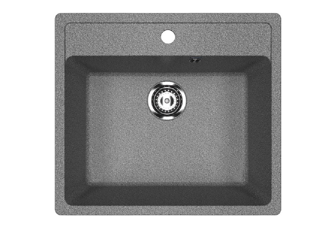 Изображение товара Мойка для кухни из искусственного камня ULGRAN U-104 50x56 см серый