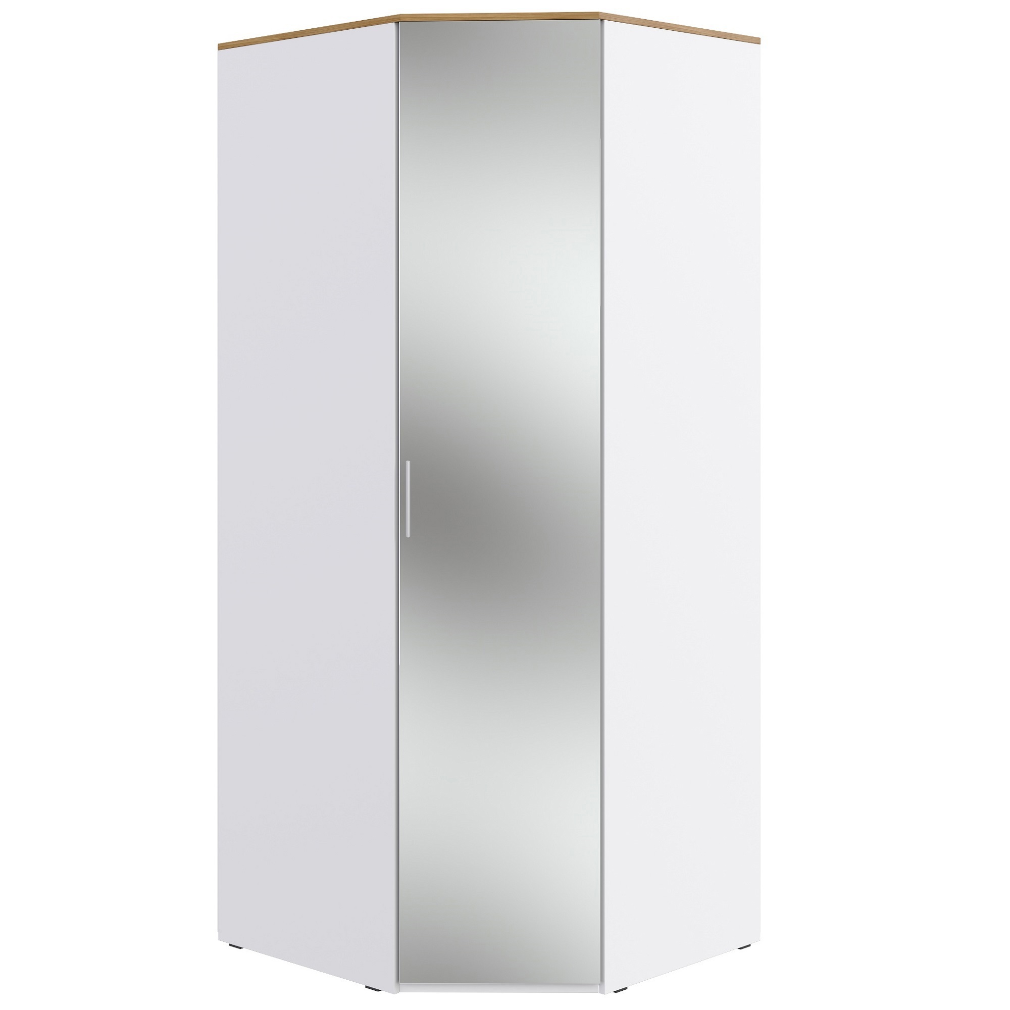 Изображение товара Угловой распашной шкаф Шатура ALTEA с зеркалом 92.1x215.8 см белый ЛДСП Изображение товара Угловой распашной шкаф Шатура ALTEA с зеркалом 92.1x215.8 см белый ЛДСП