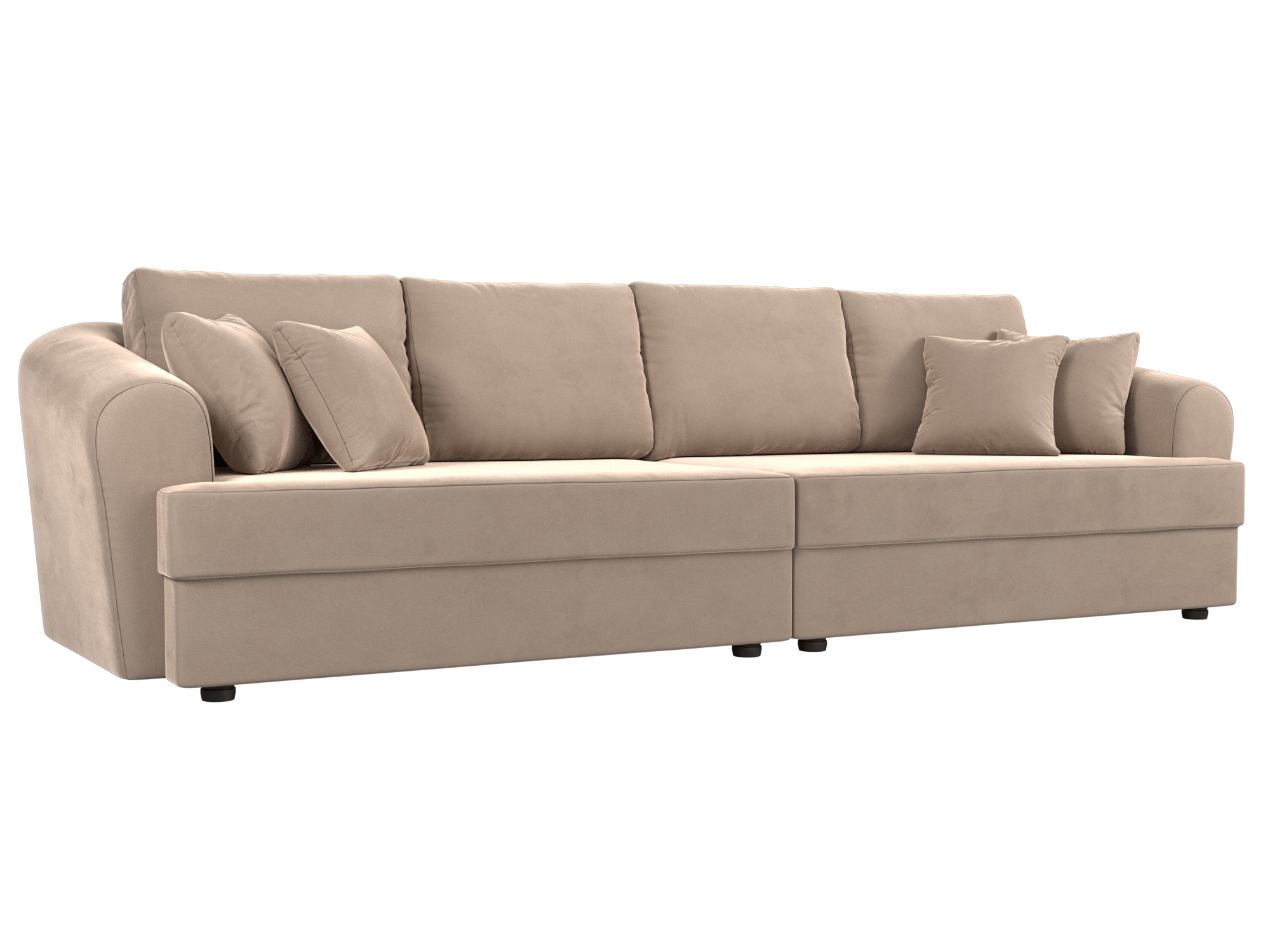 Изображение товара Диван раскладной Милтон 3м велюр бежевый классика Изображение товара Диван раскладной Милтон 3м велюр бежевый классика