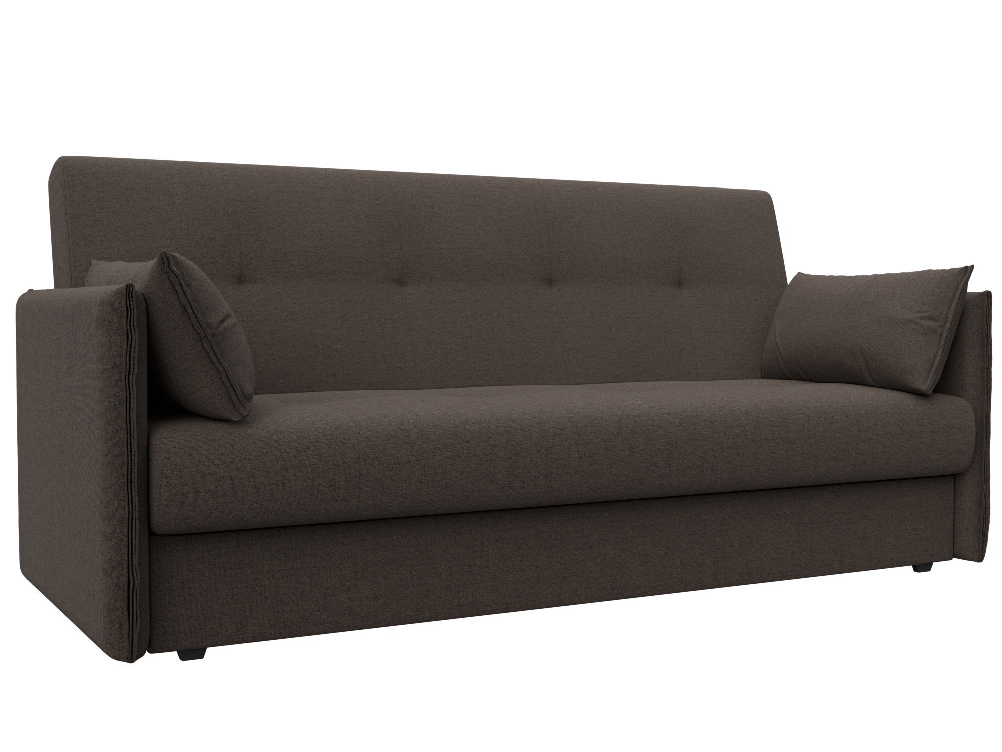 Изображение товара Диван-книжка Лига-018 с механизмом книжка, коричневый, Россия Изображение товара Диван-книжка Лига-018 с механизмом книжка, коричневый, Россия