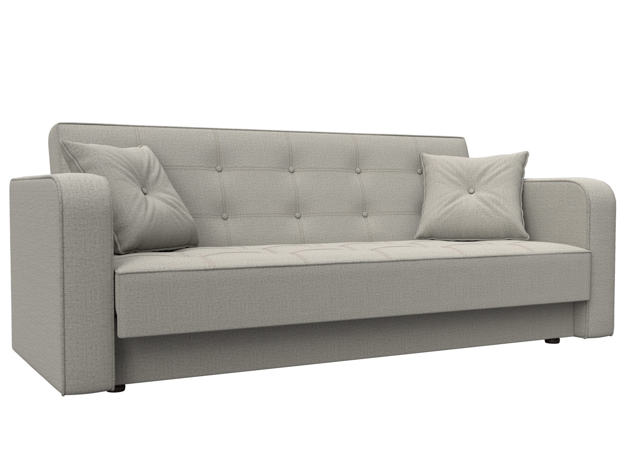 Изображение товара Прямой диван-книжка Тур от Лиги диванов в бежевом цвете Изображение товара Прямой диван-книжка Тур от Лиги диванов в бежевом цвете