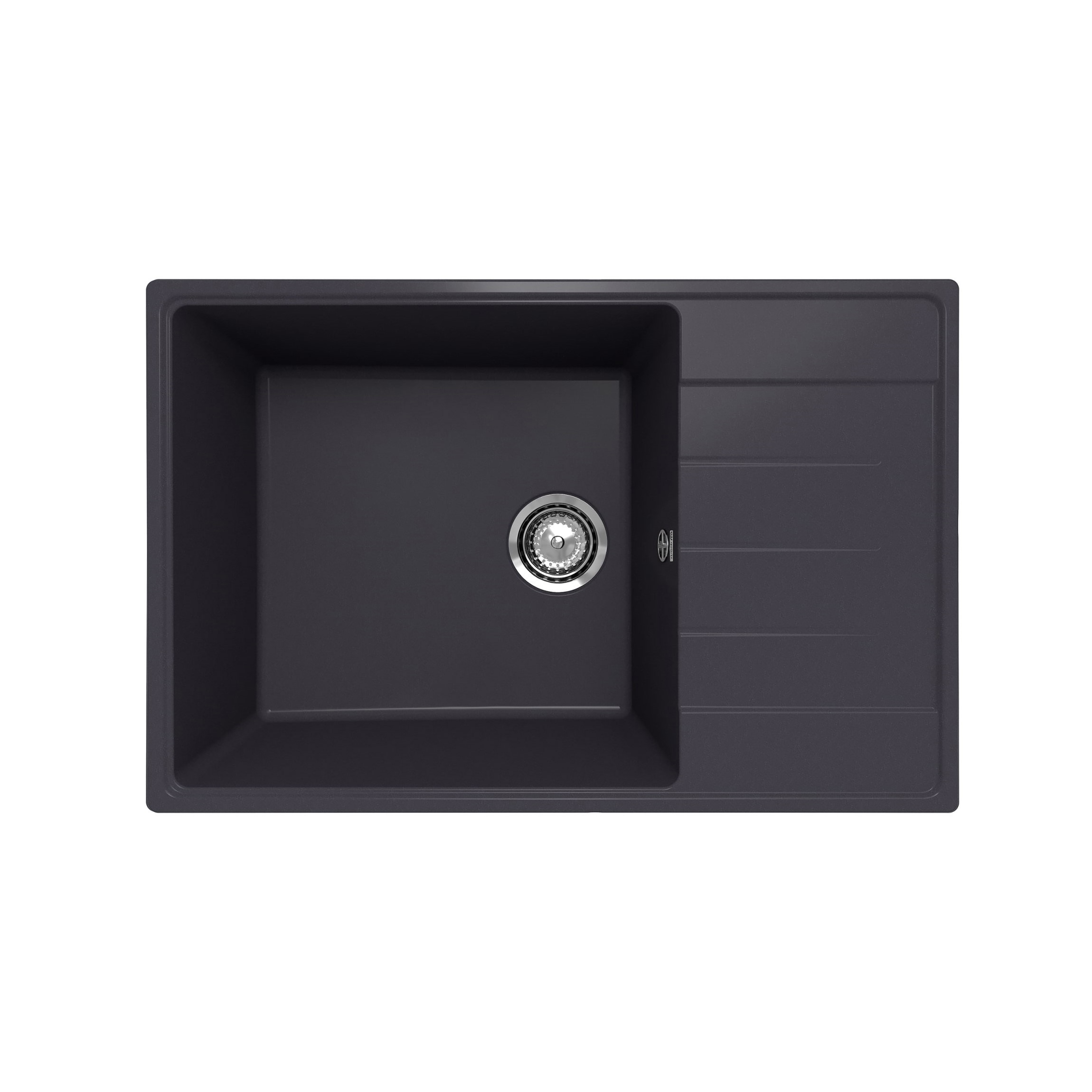 Изображение товара Мойка для кухни Ulgran Prima 760-08 50x76 см глубина чаши 20 см искусственный камень цвет черный Изображение товара Мойка для кухни Ulgran Prima 760-08 50x76 см глубина чаши 20 см искусственный камень цвет черный