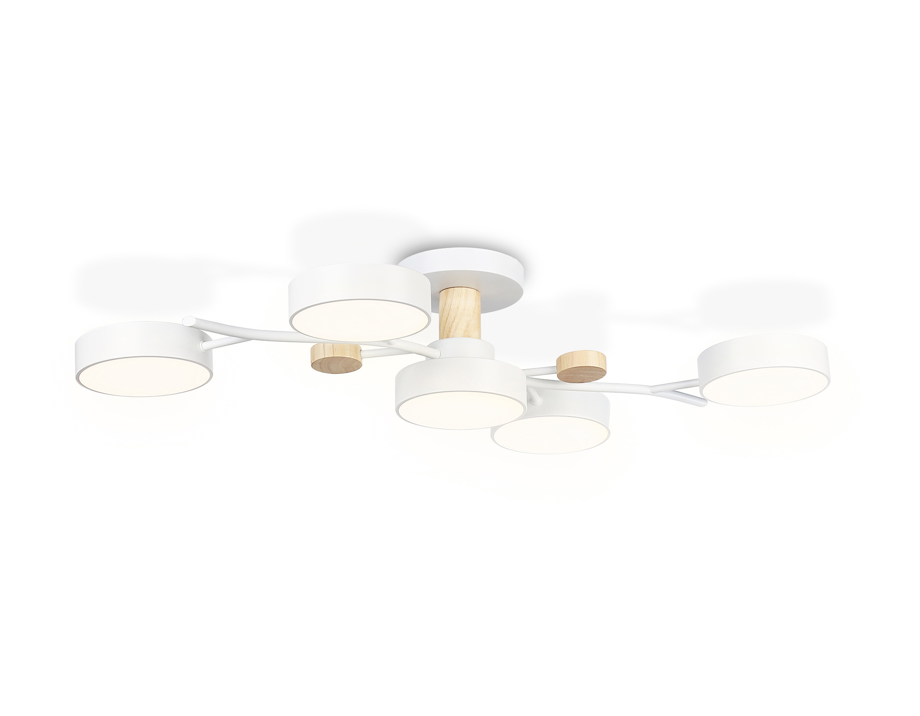 Изображение товара Люстра на штанге светодиодная Ambrella Light Comfort с пультом управления 12.13 м² регулируемый белый свет цвет белый Изображение товара Люстра на штанге светодиодная Ambrella Light Comfort с пультом управления 12.13 м² регулируемый белый свет цвет белый