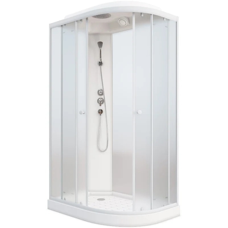 Изображение товара Душевые кабины Parly Effect 9367 ассиметричный низкий поддон 120x80 см