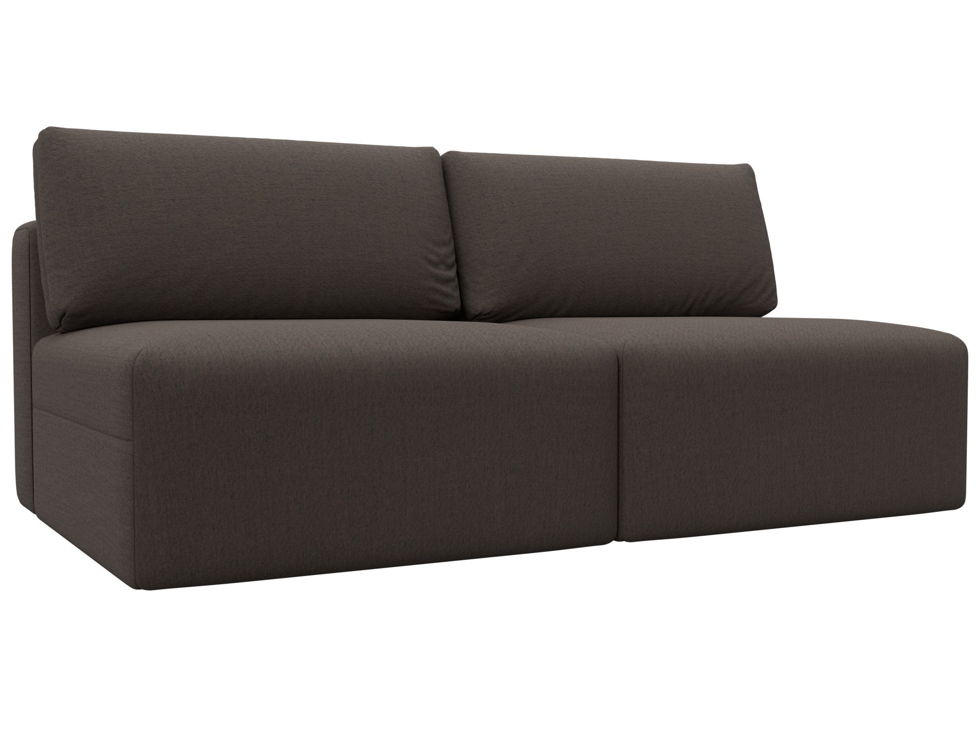 Изображение товара Диван раскладной Лига диванов 129704 200x84x118 см коричневый рогожка