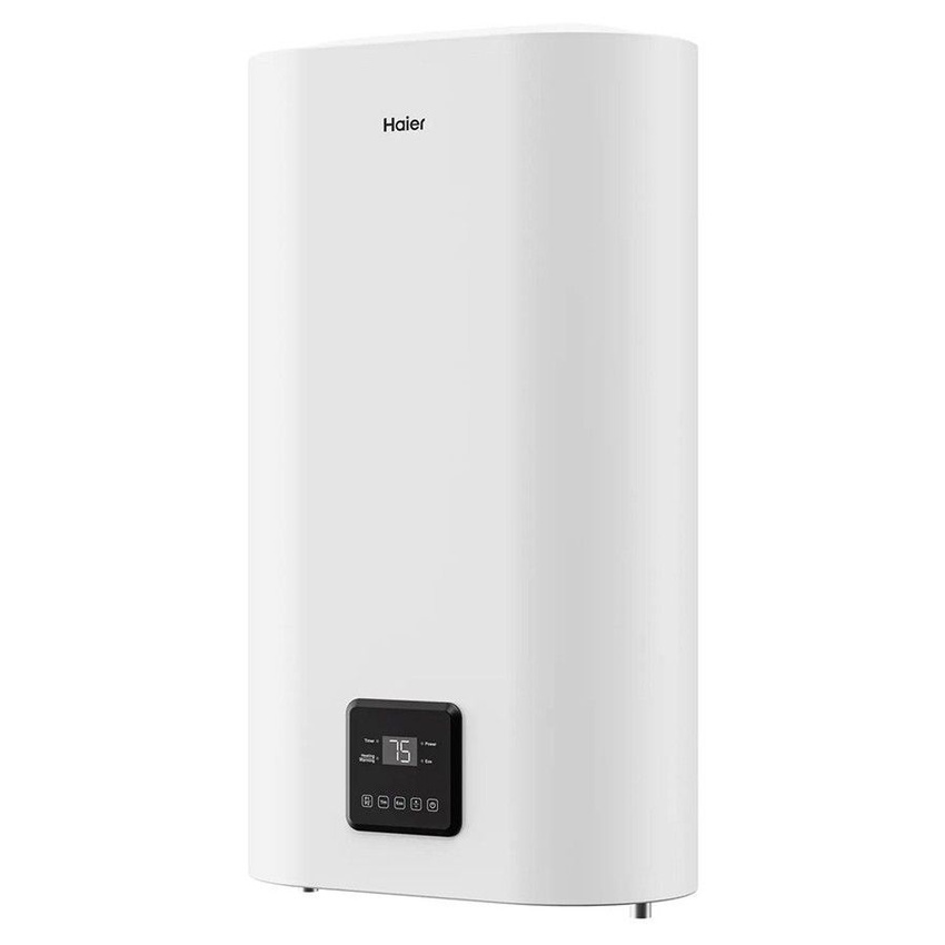Изображение товара Накопительный водонагреватель электрический 30 л Haier Es30v-f6 2 кВт нержавеющая сталь сухой ТЭН белый Изображение товара Накопительный водонагреватель электрический 30 л Haier Es30v-f6 2 кВт нержавеющая сталь сухой ТЭН белый