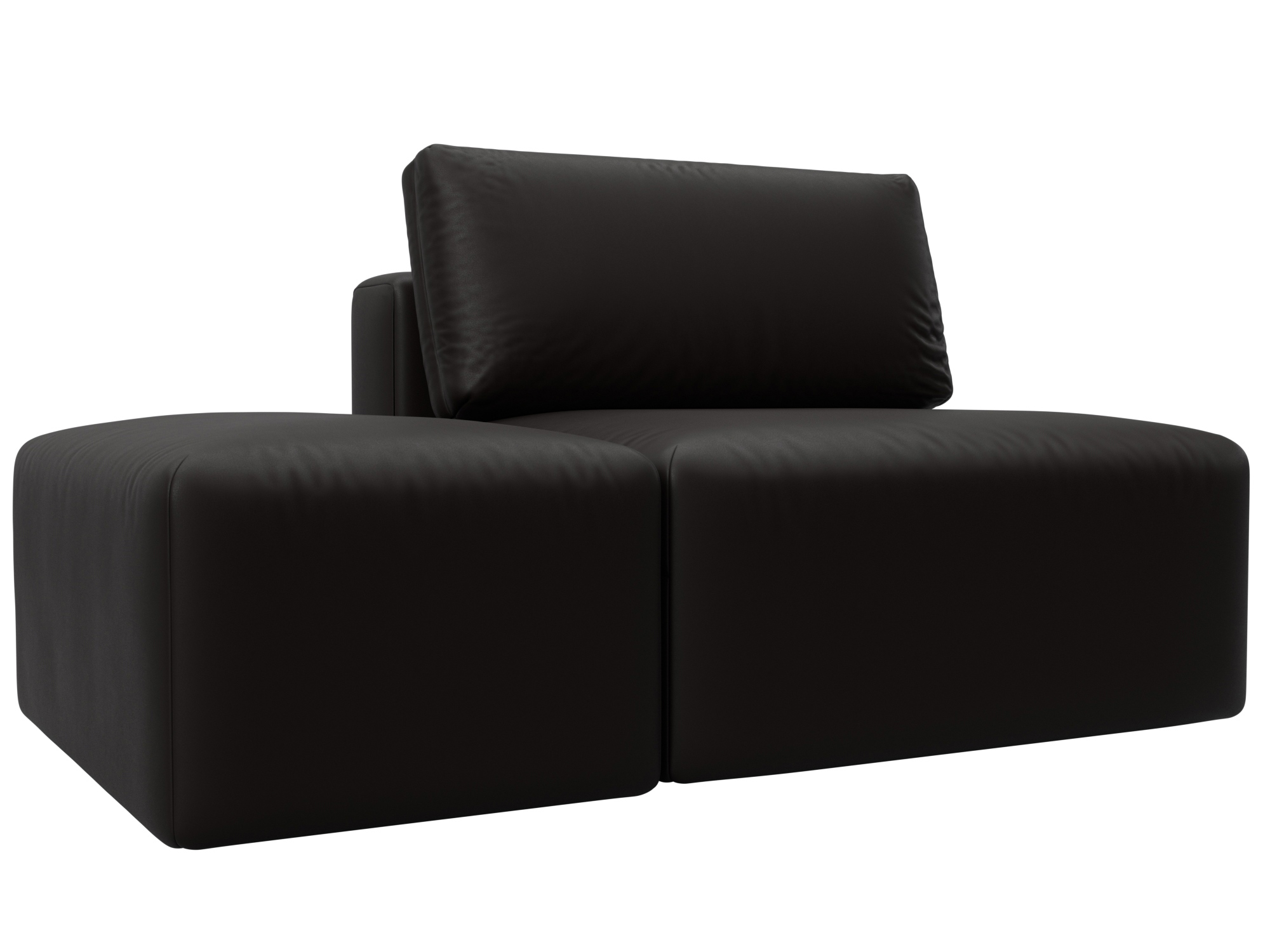 Изображение товара Модульный диван Лига 130085 100x84x185 см эко-кожа коричневый