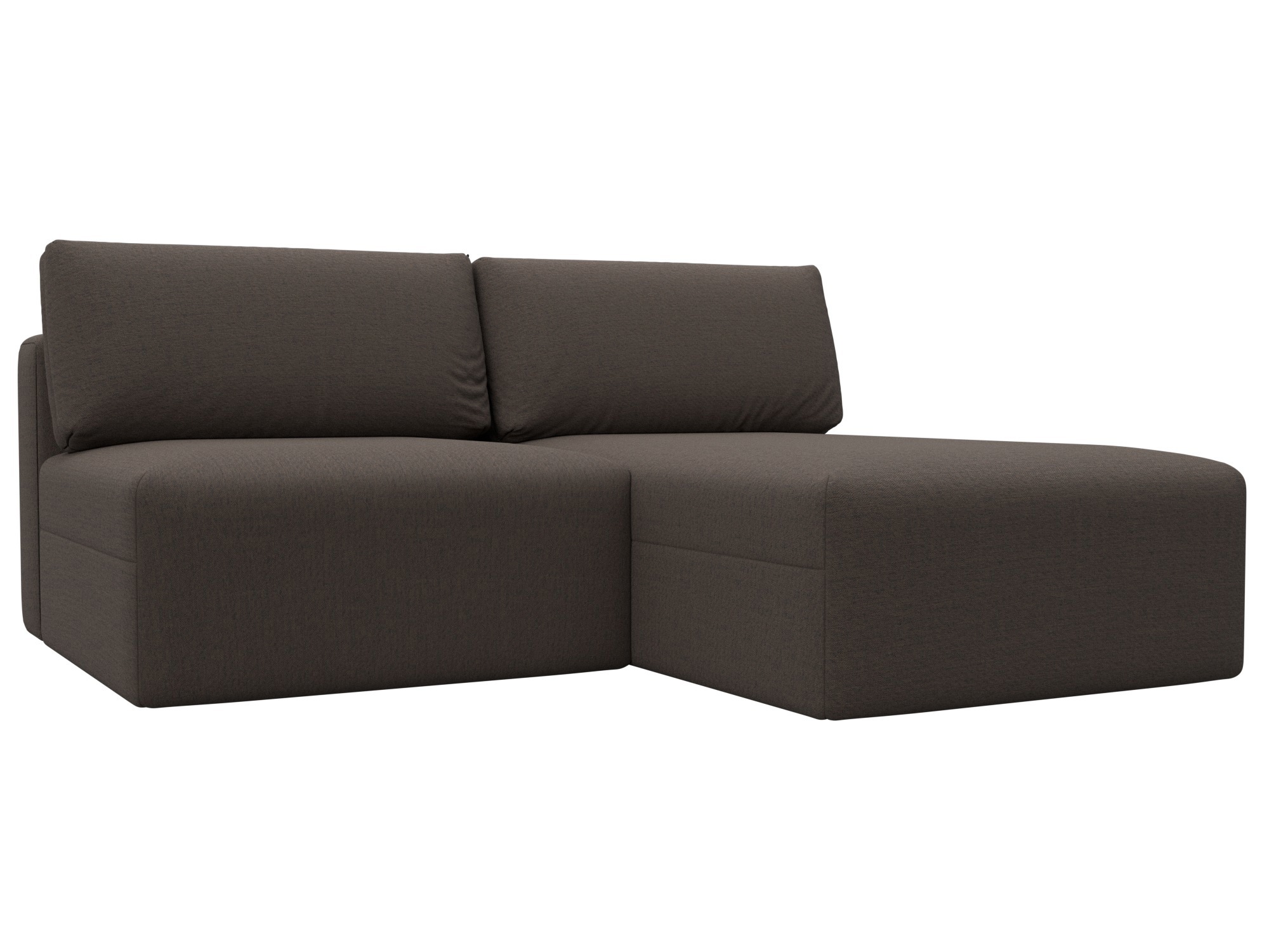 Изображение товара Диван раскладной Лига диванов 129714 200x84x187 см рогожка коричневый