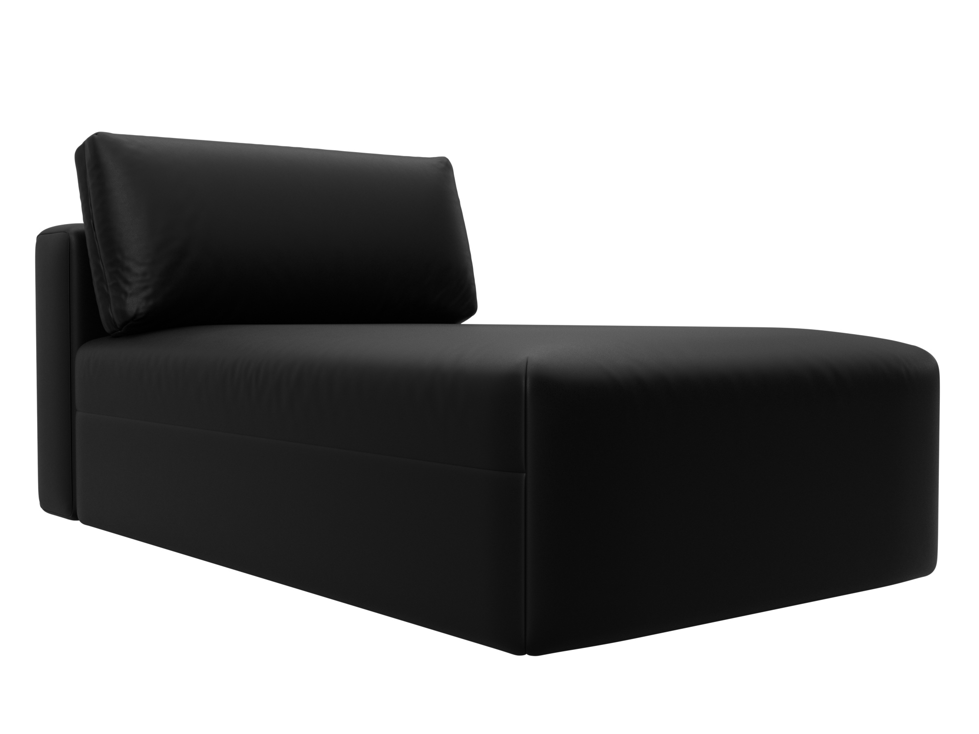 Изображение товара Модуль дивана Лига 130079 100x84x187 см эко-кожа серый современный функциональный