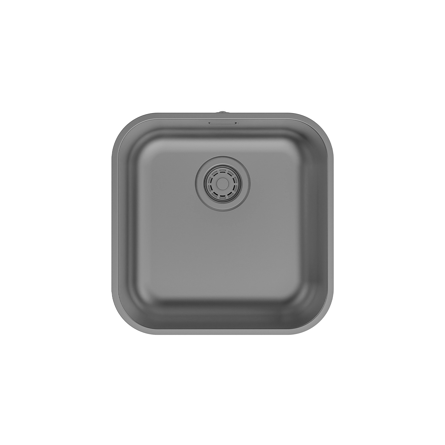 Изображение товара Мойка для кухни Iddis MAT44GMi77 44.6x44.6 см глубина чаши 18 см нержавеющая сталь цвет графит