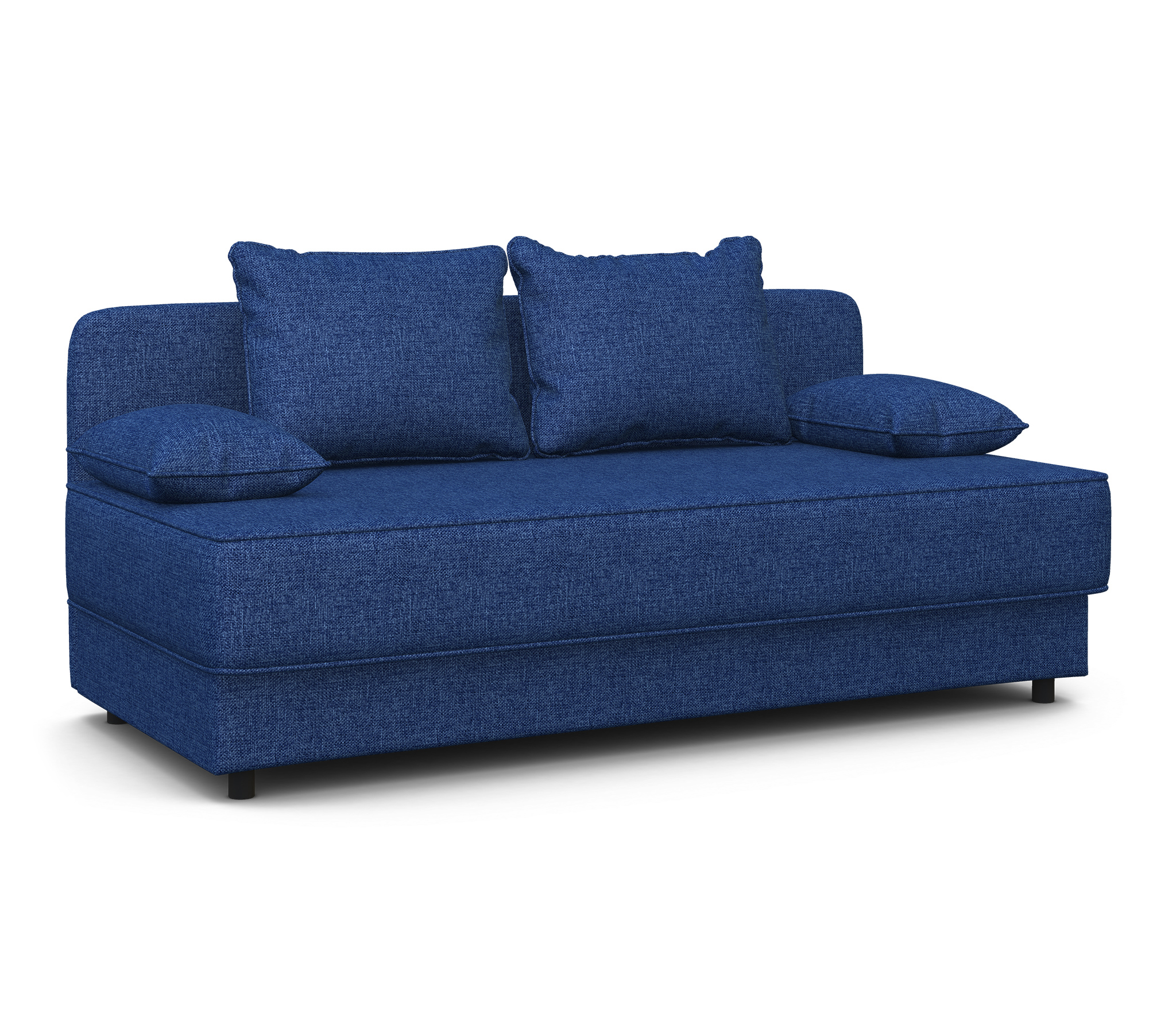 Изображение товара Кушетка Гамма Прима 194x82 см рогожка синий