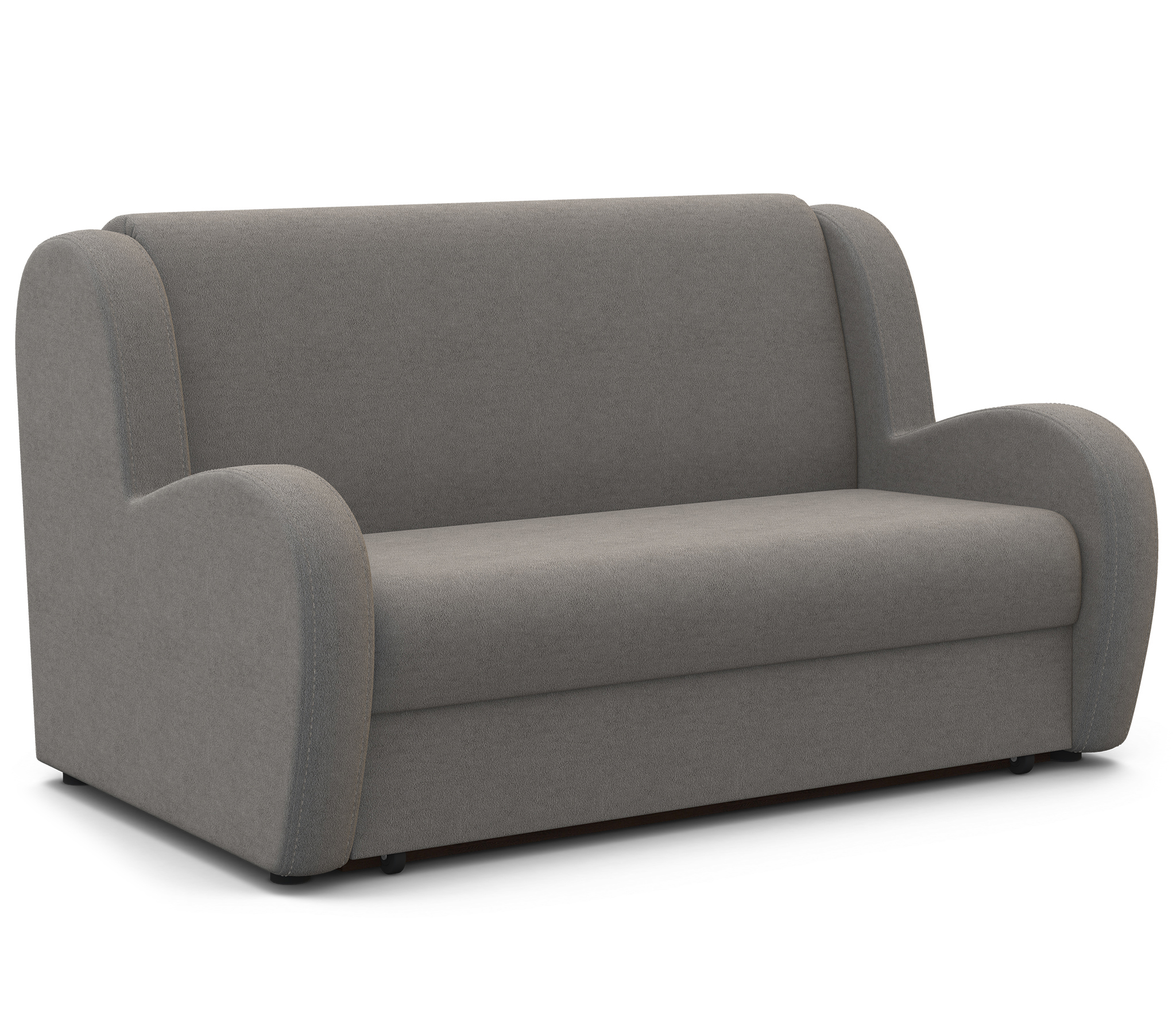 Изображение товара Диван раскладной Гамма Барон 140x95x110 см велюр цвет серый