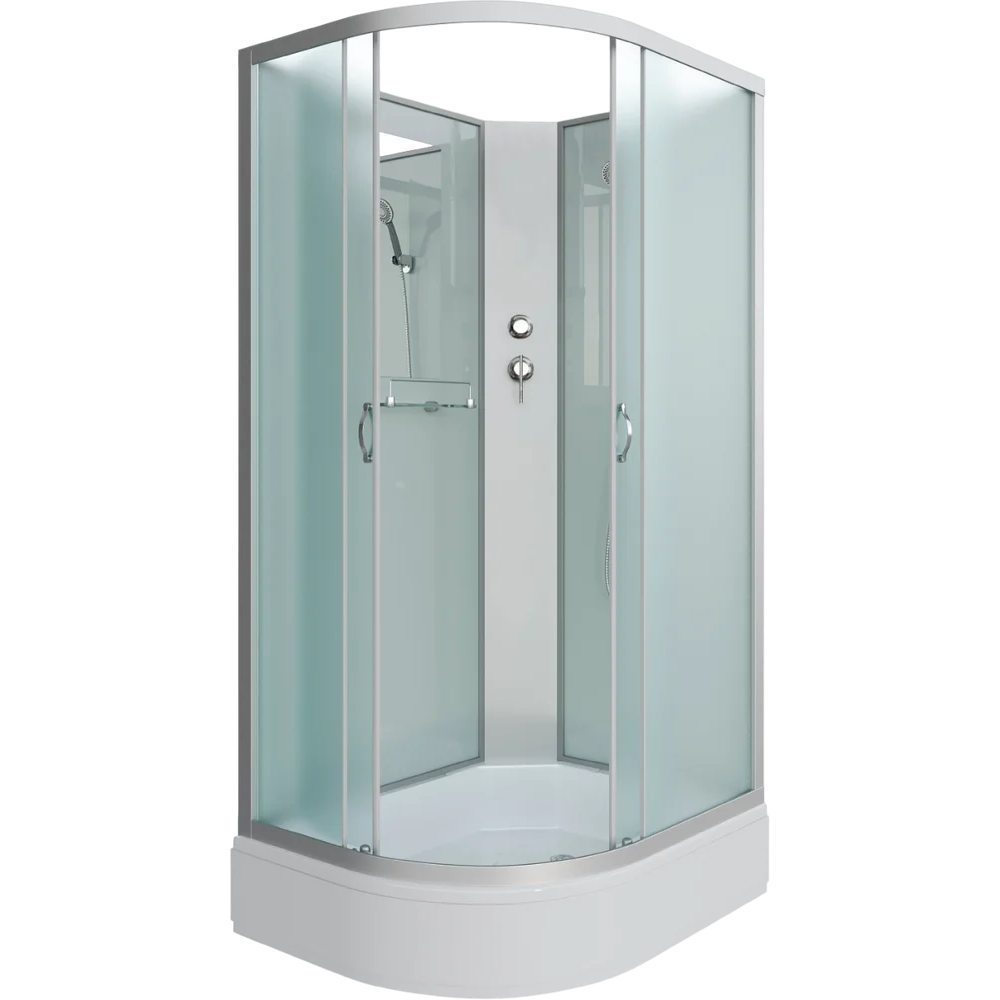 Изображение товара Душевая кабина Niagara 339744rbk средний поддон 90x70 см ассиметричный