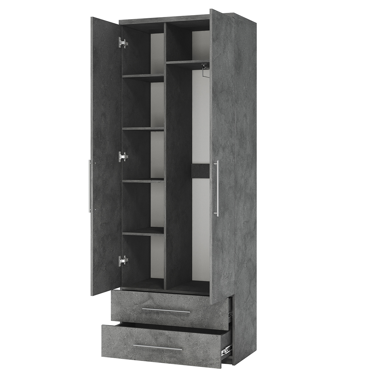 Изображение товара Шкаф распашной Гамма Мелодия МКЯ-22 с 2 дверями, 110x240x45 см, цвет Ароза Реликтовая, ЛДСП Изображение товара Шкаф распашной Гамма Мелодия МКЯ-22 с 2 дверями, 110x240x45 см, цвет Ароза Реликтовая, ЛДСП