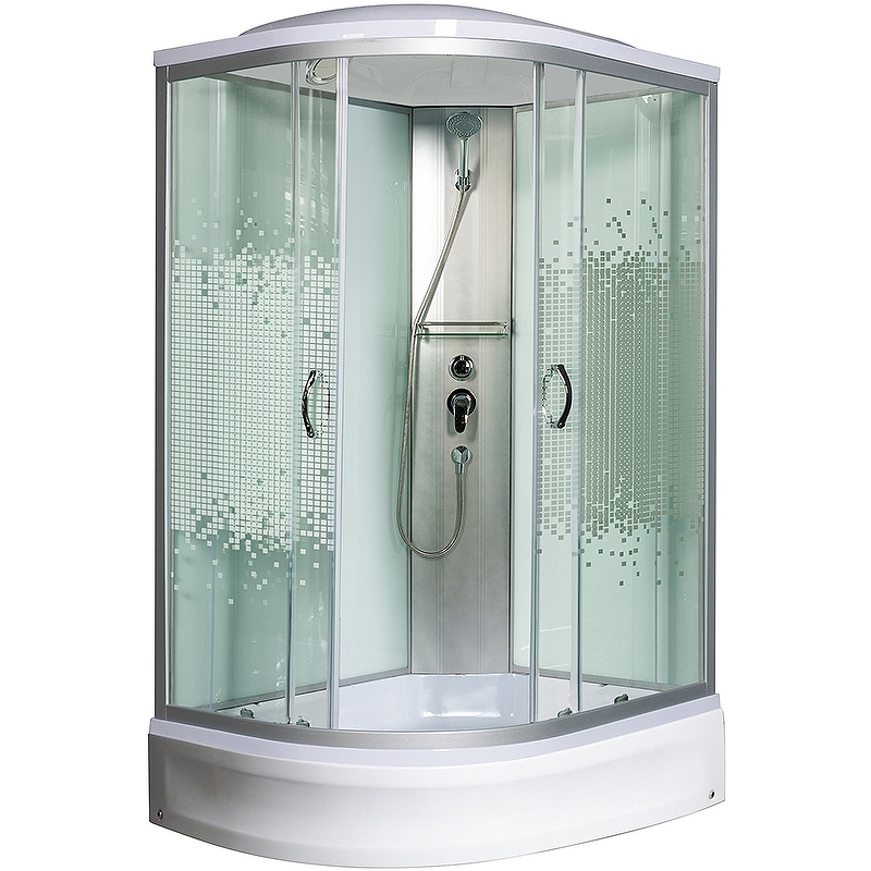 Изображение товара Душевая кабина Мономах 10000005822 средний поддон 100x80см