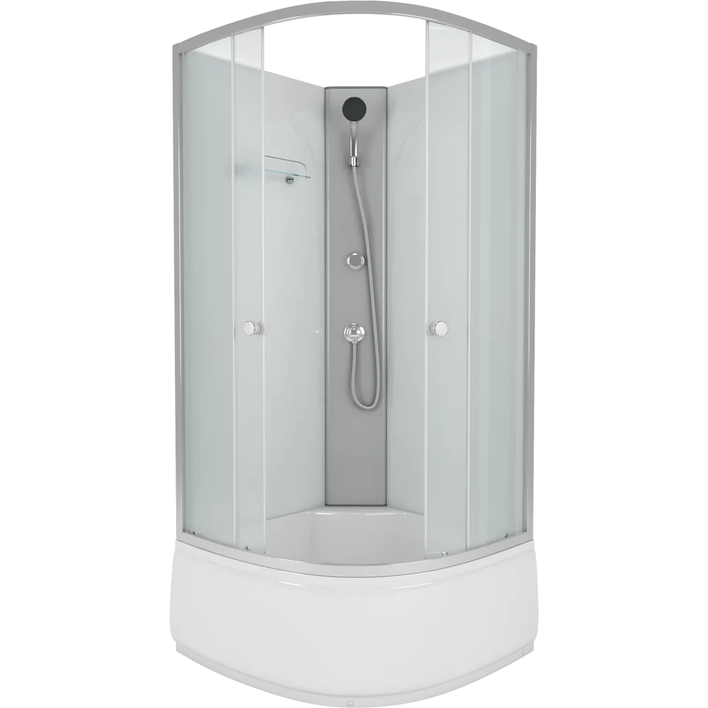 Изображение товара Душевая кабина Niagara E90/40/mt/bk высокий поддон 90x90см