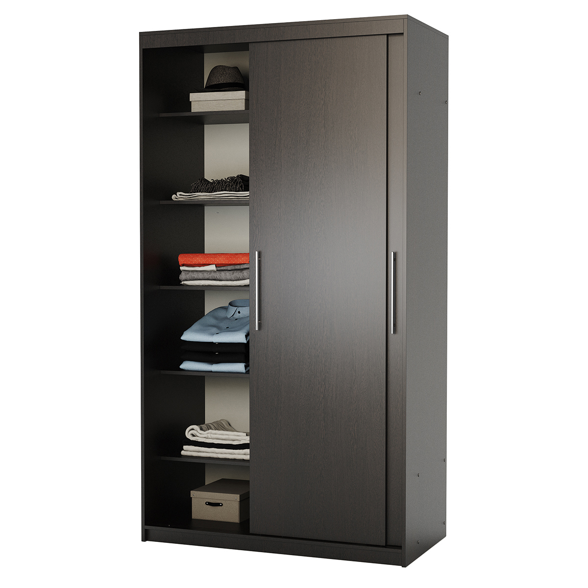 Изображение товара Шкаф-купе Гамма с 2 дверями венге 200x120x60 см