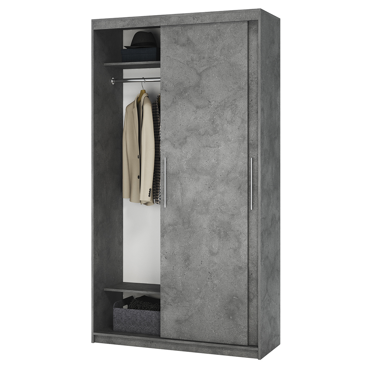 Изображение товара Шкаф-купе Гамма с 2 дверями 200x100x60 см в цвете ароза реликтовая