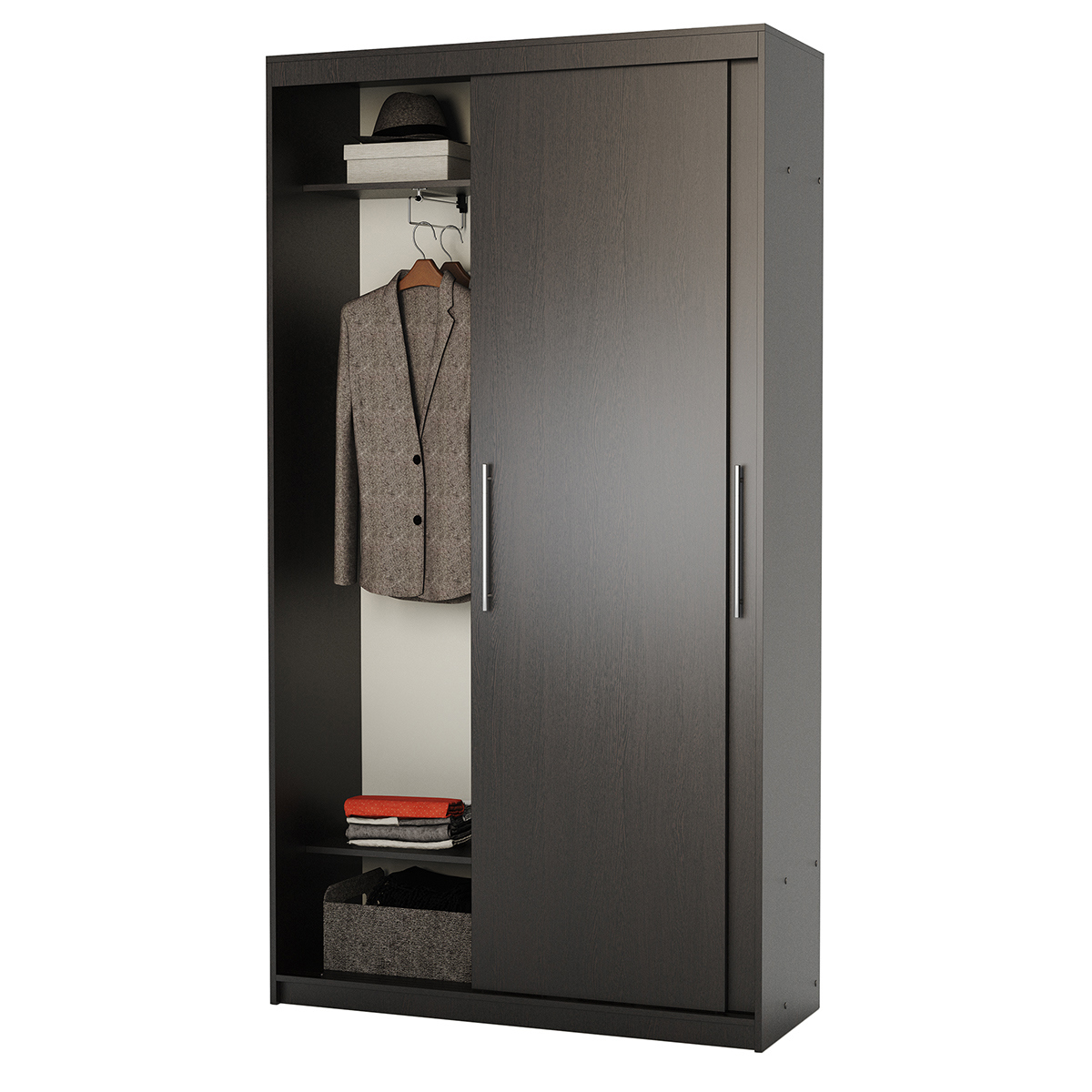 Изображение товара Шкаф-купе Гамма с 2 дверями 200x120x45 см венге матовая Россия Изображение товара Шкаф-купе Гамма с 2 дверями 200x120x45 см венге матовая Россия