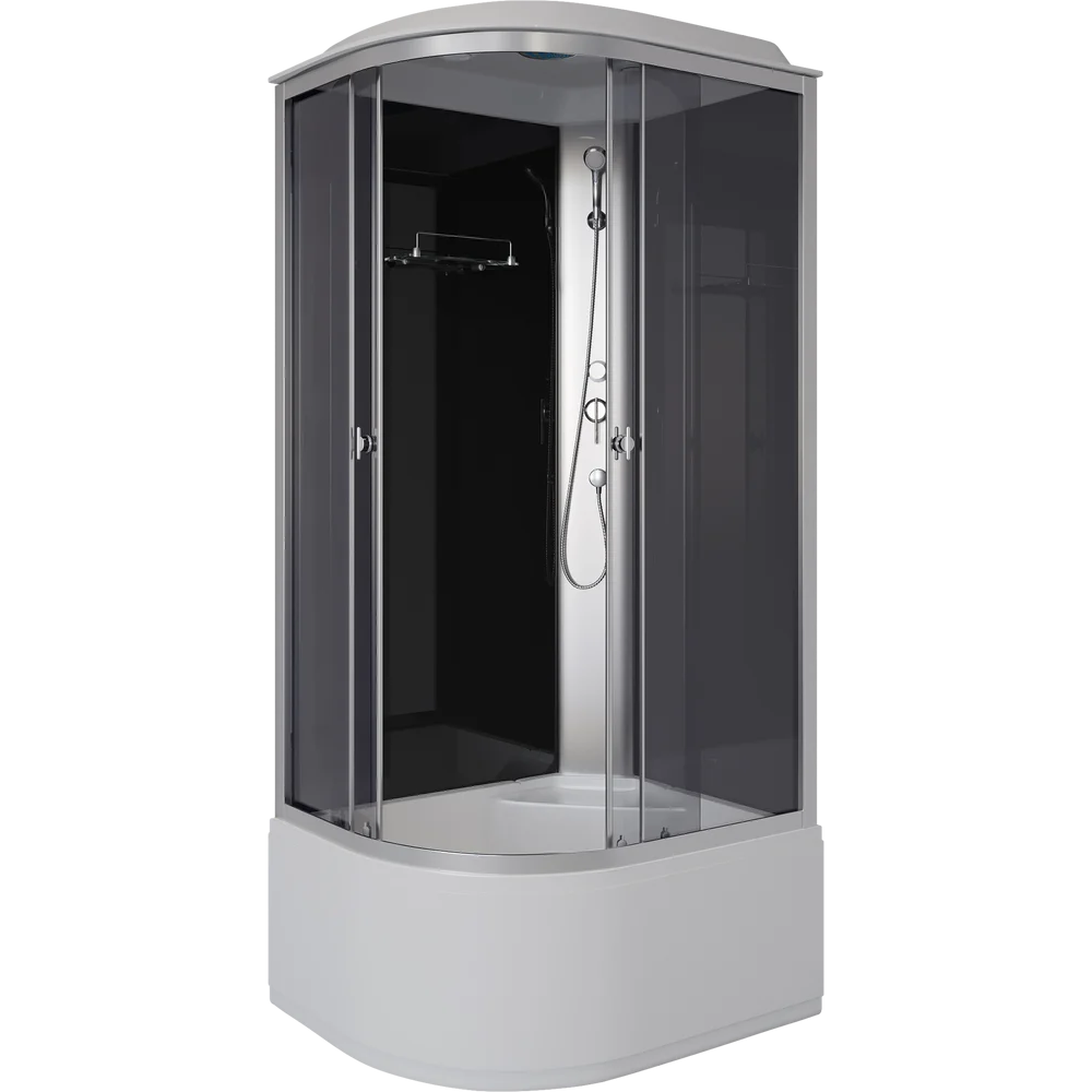 Изображение товара Душевая кабина Niagara Eco E90/80/40R/TN 90х80 см с ассиметричным поддоном и тонированным стеклом Изображение товара Душевая кабина Niagara Eco E90/80/40R/TN 90х80 см с ассиметричным поддоном и тонированным стеклом