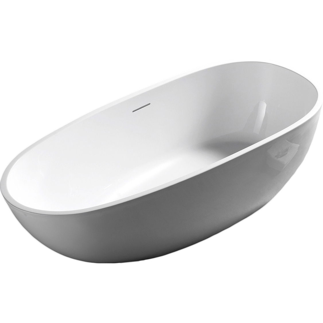 Изображение товара Ванна Abber AB9356-1.5 Акриловая овальная 150x75 белая