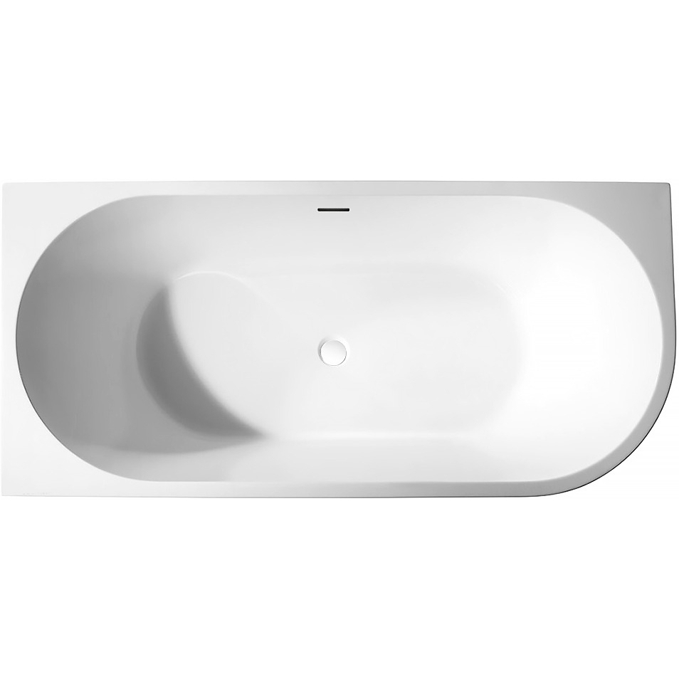 Изображение товара Ванна Abber AB9257-1.7 L 170x78 асимметричная акриловая цвет белый