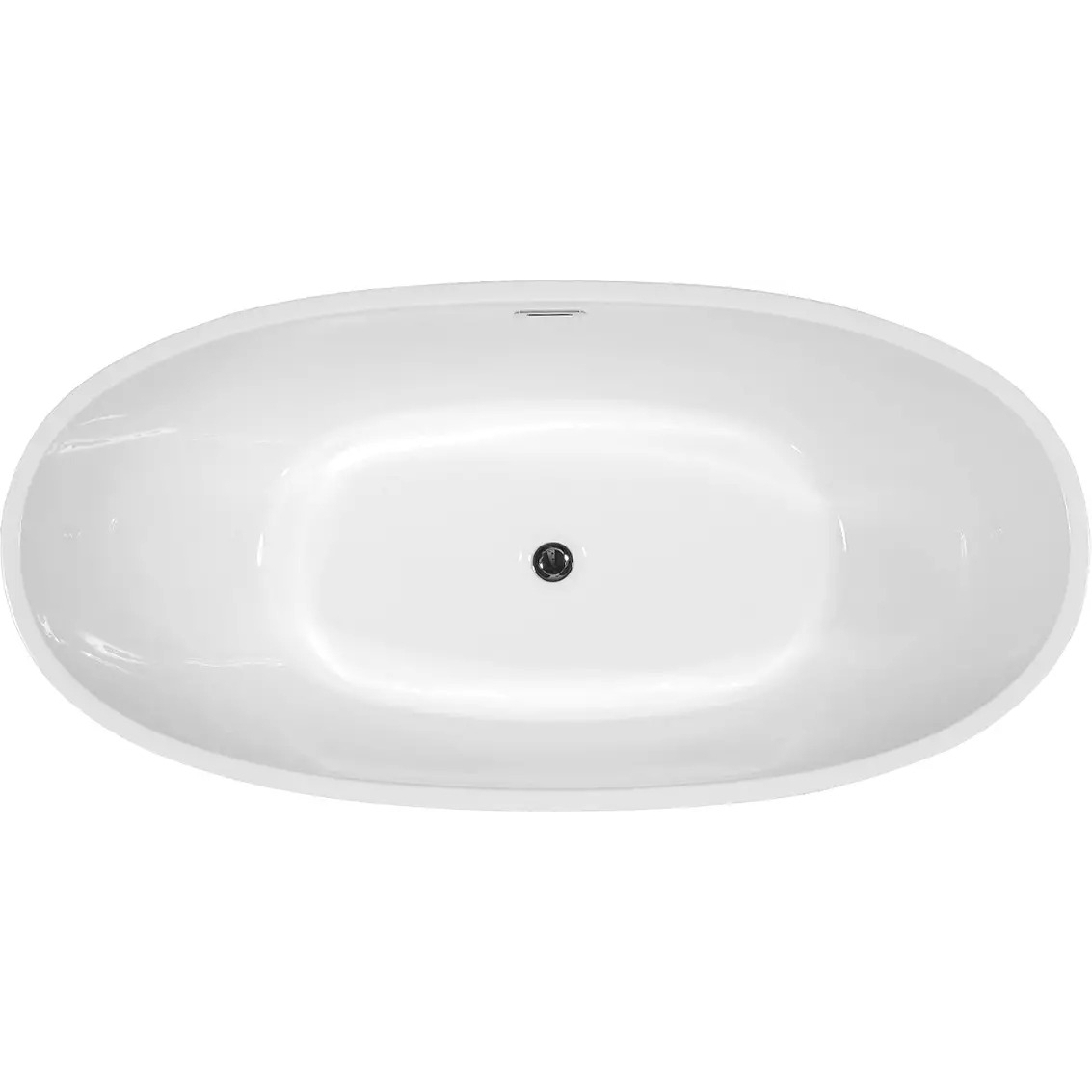 Изображение товара Ванна Abber AB9207 165x80 акриловая Овальная цвет белый