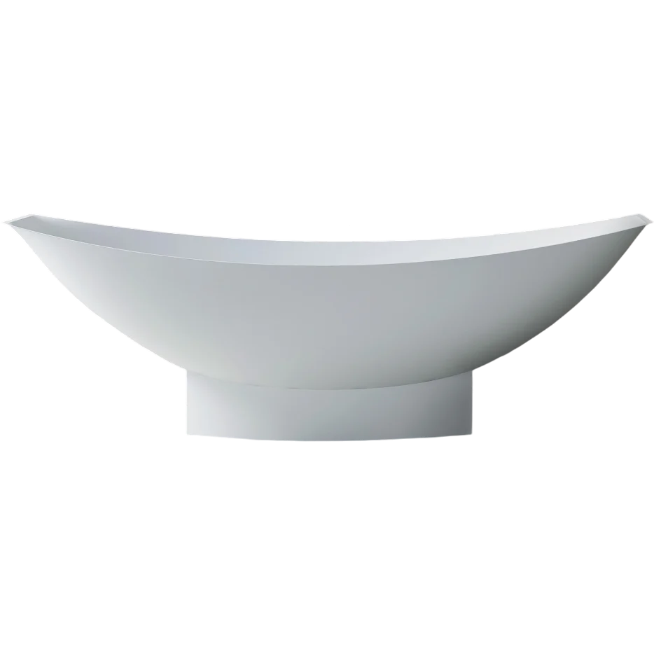 Изображение товара Ванна ABBER Stein AS9610 180x80 см акриловая отдельно стоящая матовая белая