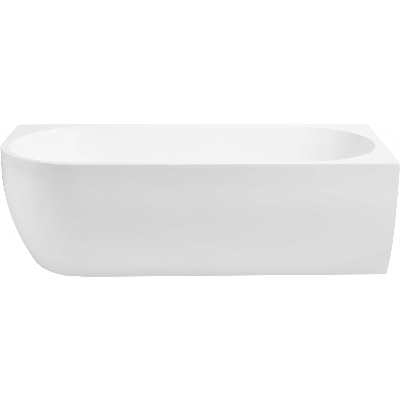 Изображение товара Ванна Aquanet Elegant B 260049 180x80 асимметричная акриловая цвет белый