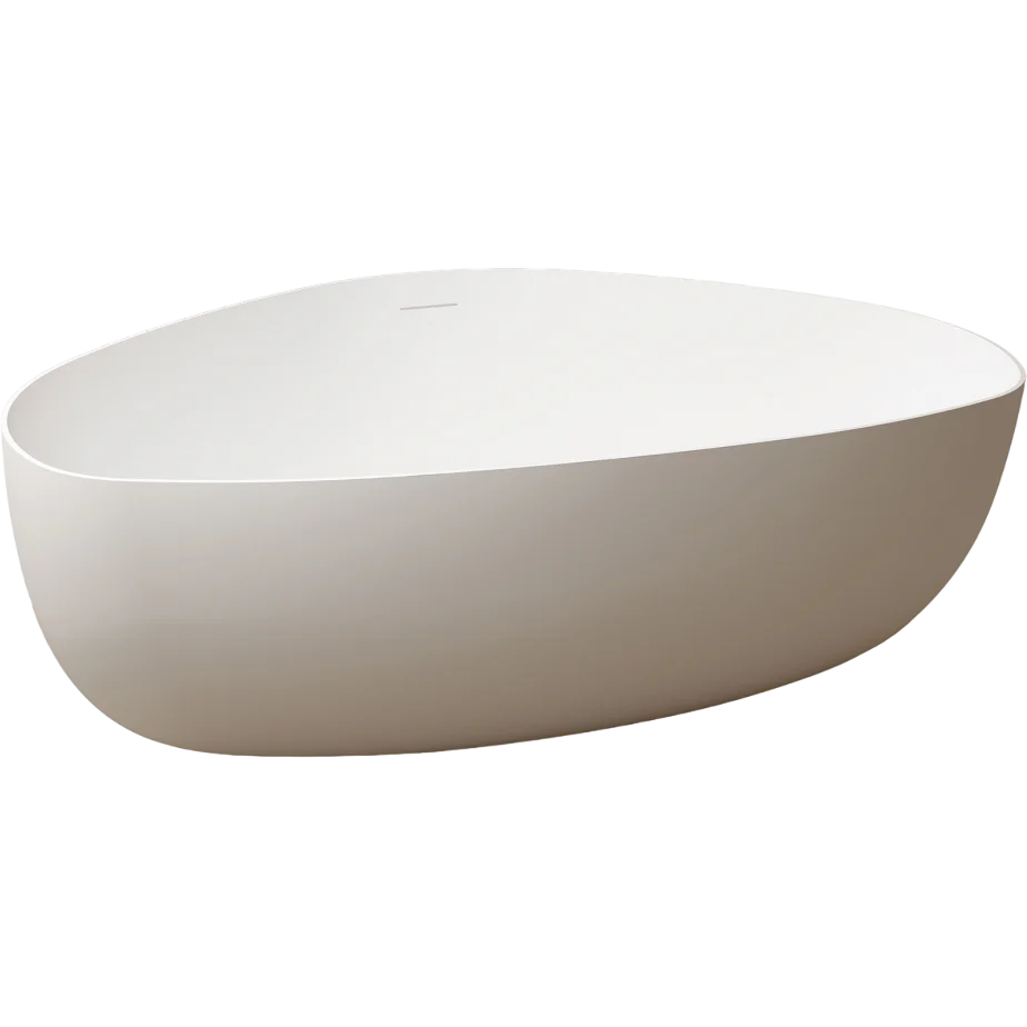 Изображение товара Ванна Abber Stein AS9608 180x130 см акриловая на ножках цвет белый матовый