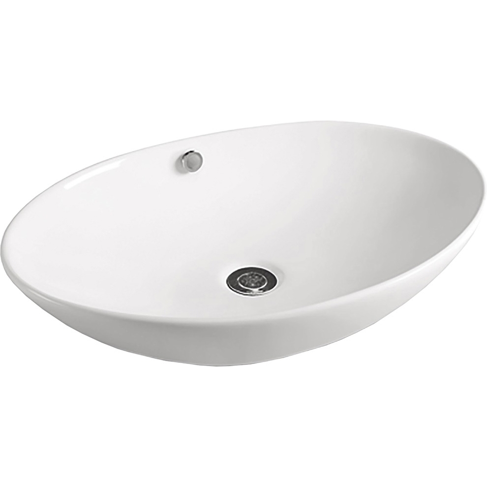 Изображение товара Раковина накладная Santiline SL-1019 63см цвет белый