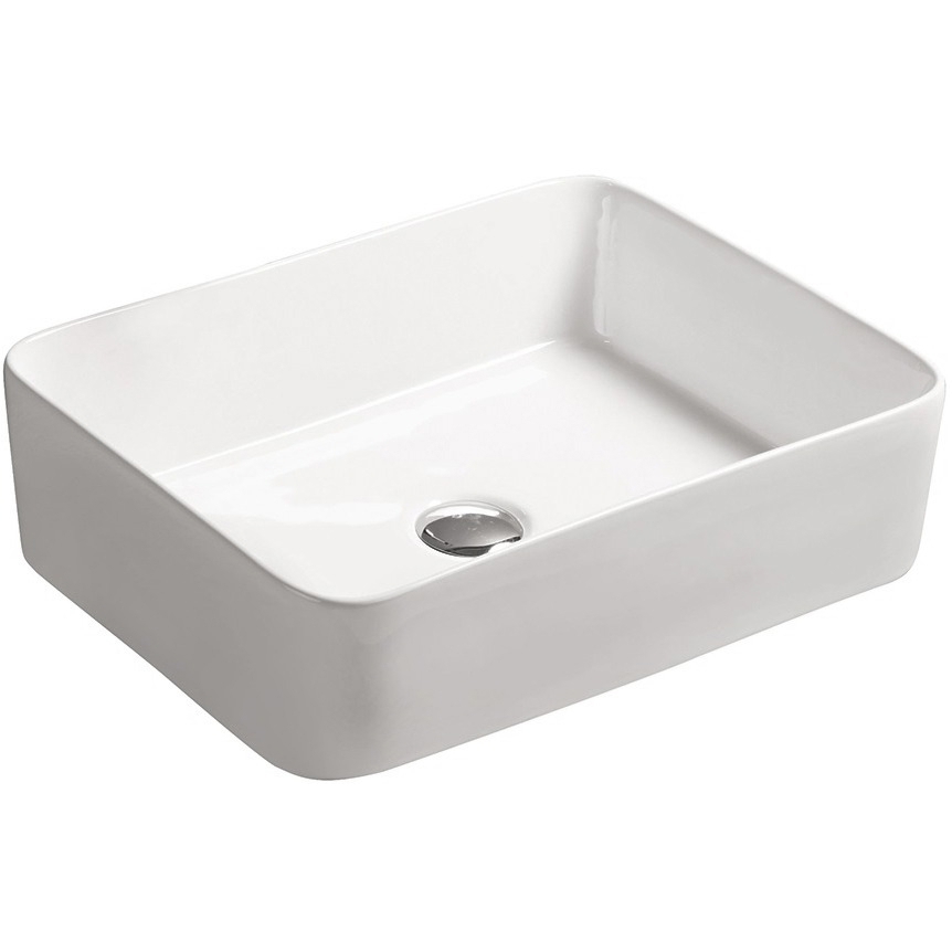 Изображение товара Раковина накладная Santiline SL-1010 48см цвет белый