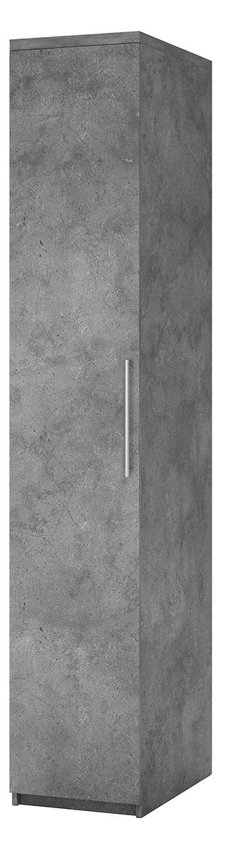 Изображение товара Шкаф распашной Гамма Мелодия МШ-11 1 дверь серый ДСП 220x60 см