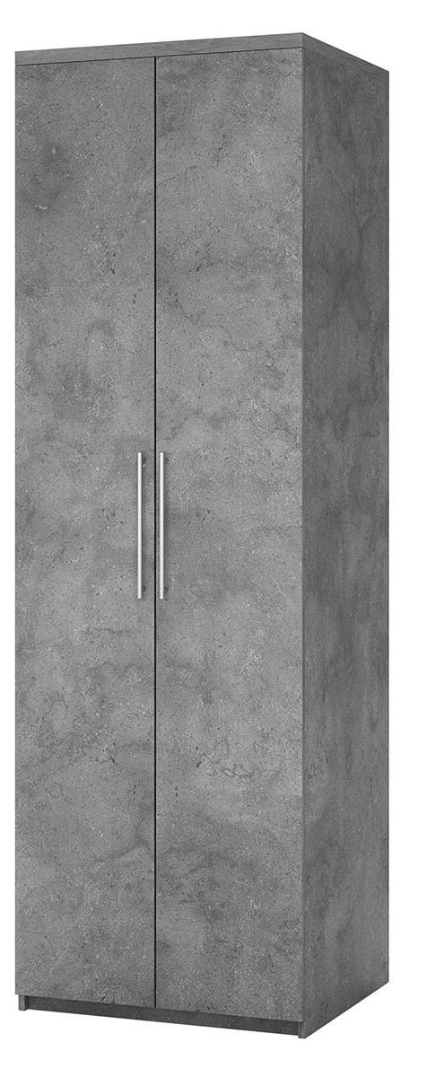 Изображение товара Шкаф распашной Гамма Мелодия МШ-21 110x220x60 см, серый ЛДСП Россия Изображение товара Шкаф распашной Гамма Мелодия МШ-21 110x220x60 см, серый ЛДСП Россия