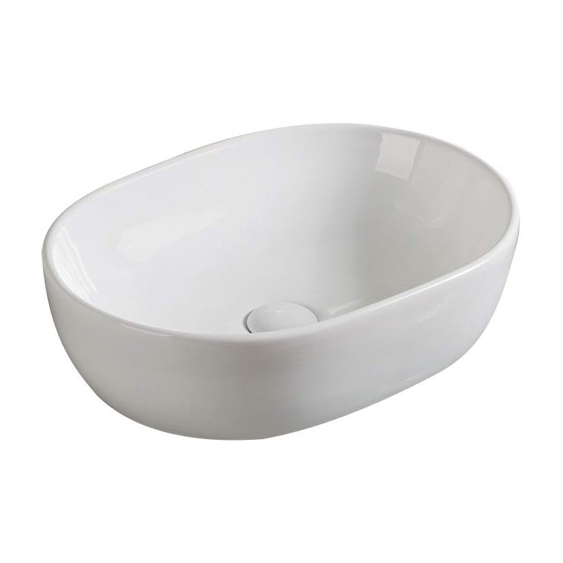 Изображение товара Раковина накладная Santiline SL-1084 48.5см цвет белый