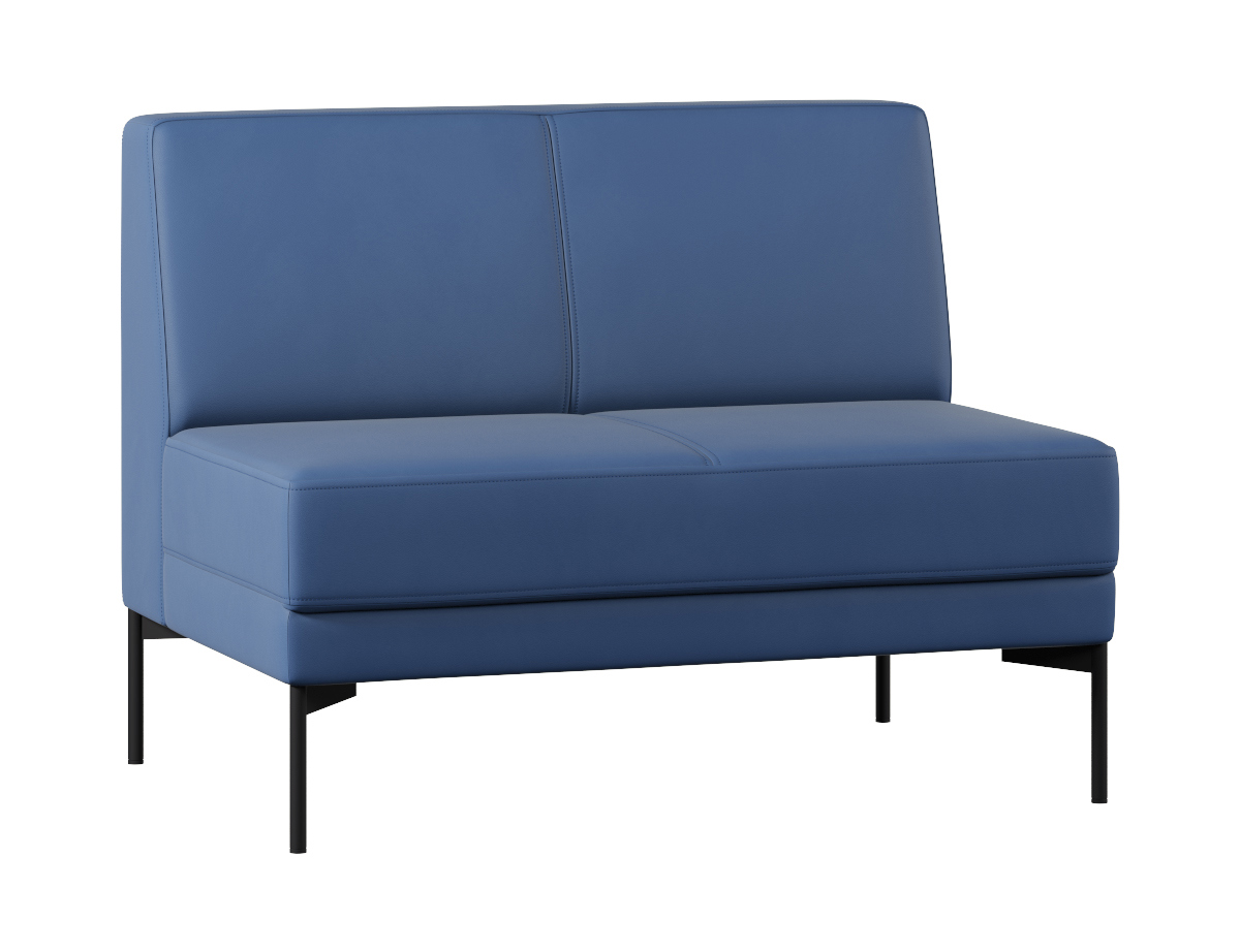 Изображение товара Диван модульный Проектика Статус 118x84x80 см эко-кожа цвет синий Изображение товара Диван модульный Проектика Статус 118x84x80 см эко-кожа цвет синий