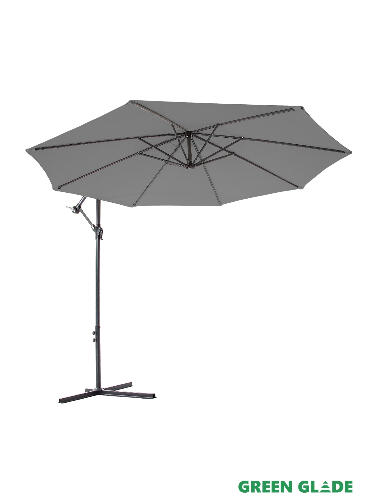Изображение товара Зонт садовый с боковой опорой Green Glade 8006 291x291 см h 250 см восьмиугольный бежевый