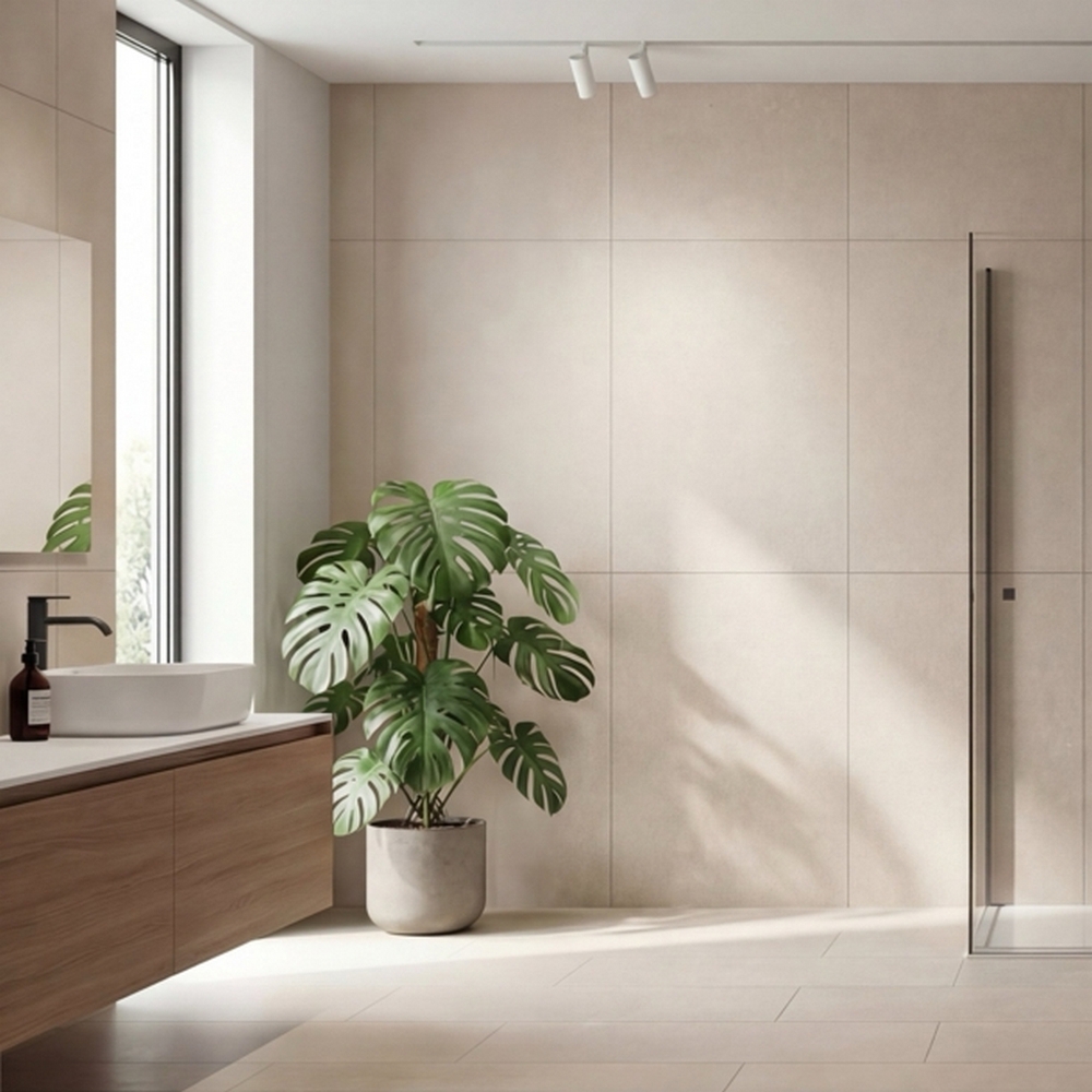 Изображение товара Керамогранит Керамопро Velvet Concrete Velvet Concrete 60x120 см цвет песочный