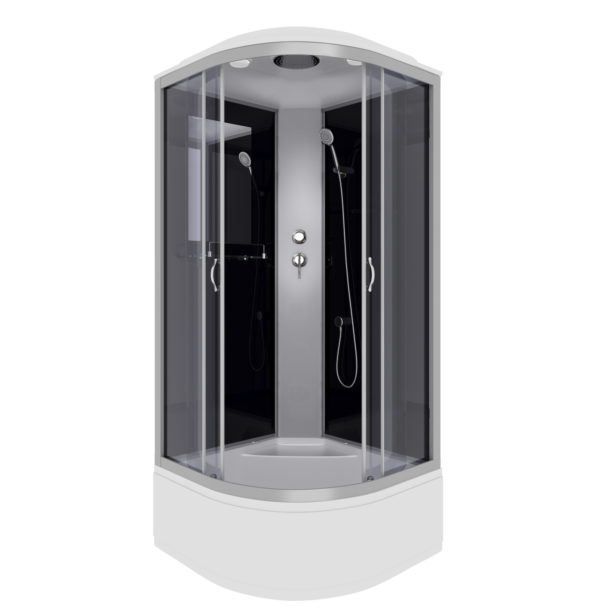 Изображение товара Душевая кабина Niagara NG-2508-14 90x90x2150 высокий поддон 45 см стекло тонированное